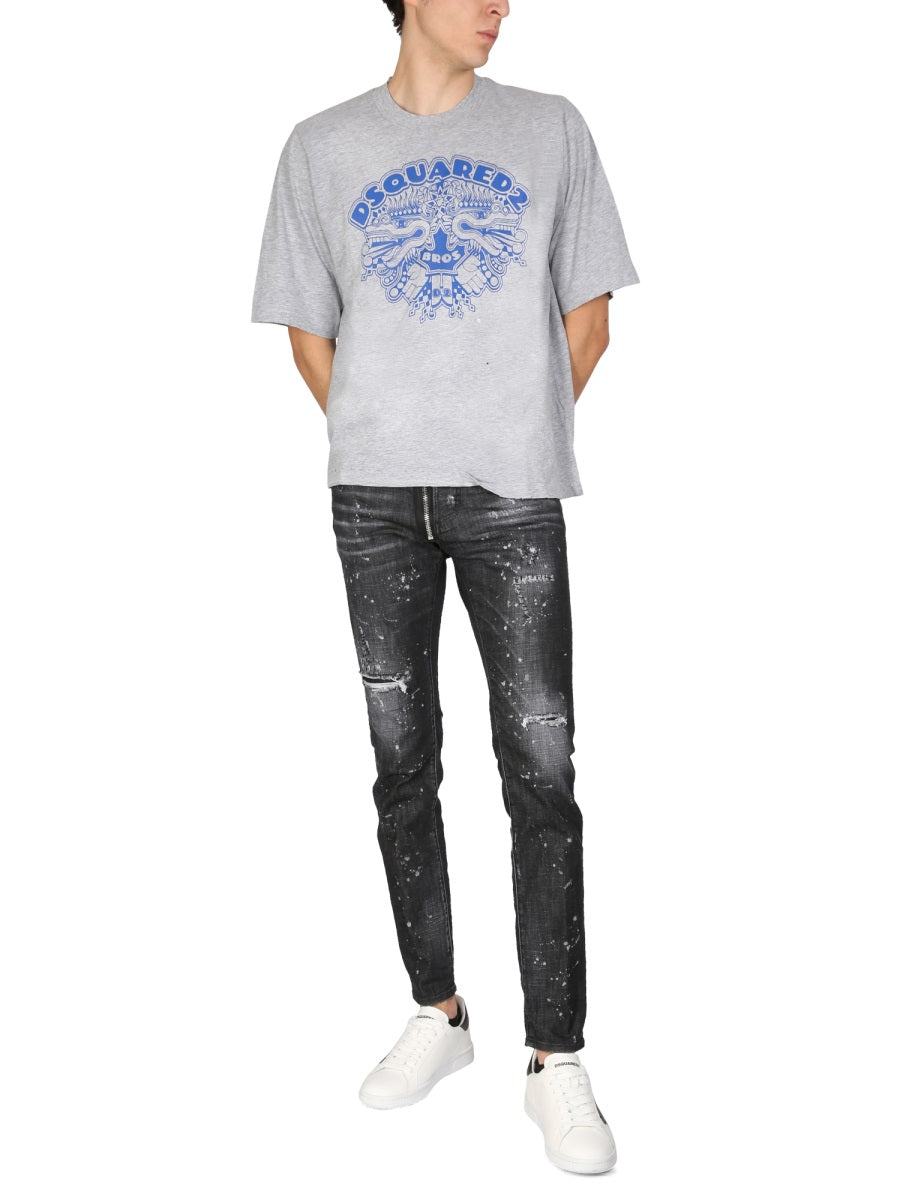 DSQUARED2 Dragon Bros Football T-Shirt