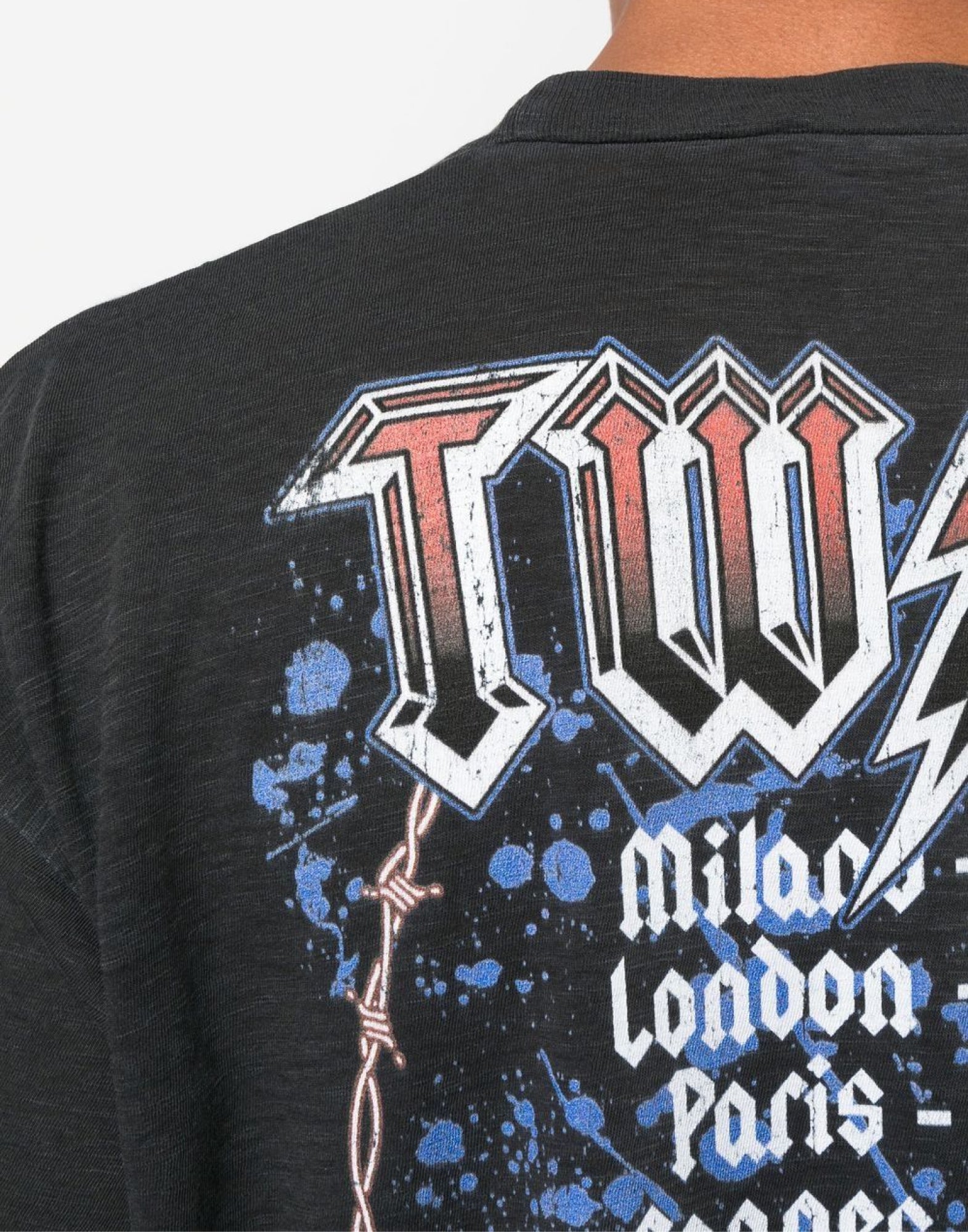 DSQUARED2 Iron Logo Printed Short Sleeve T-Shirt