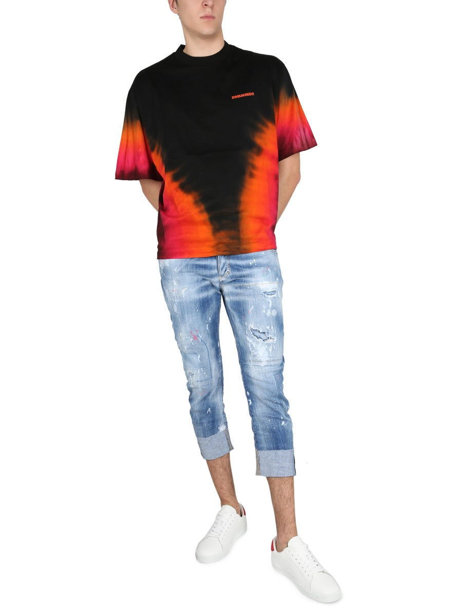 DSQUARED2 Flame Graphic T-Shirt for Men