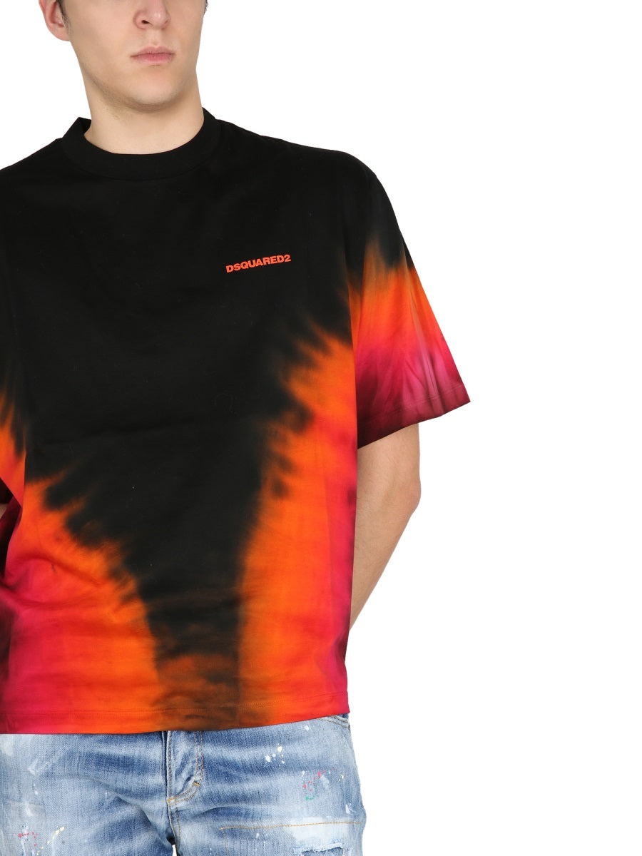 DSQUARED2 Flame Graphic T-Shirt for Men