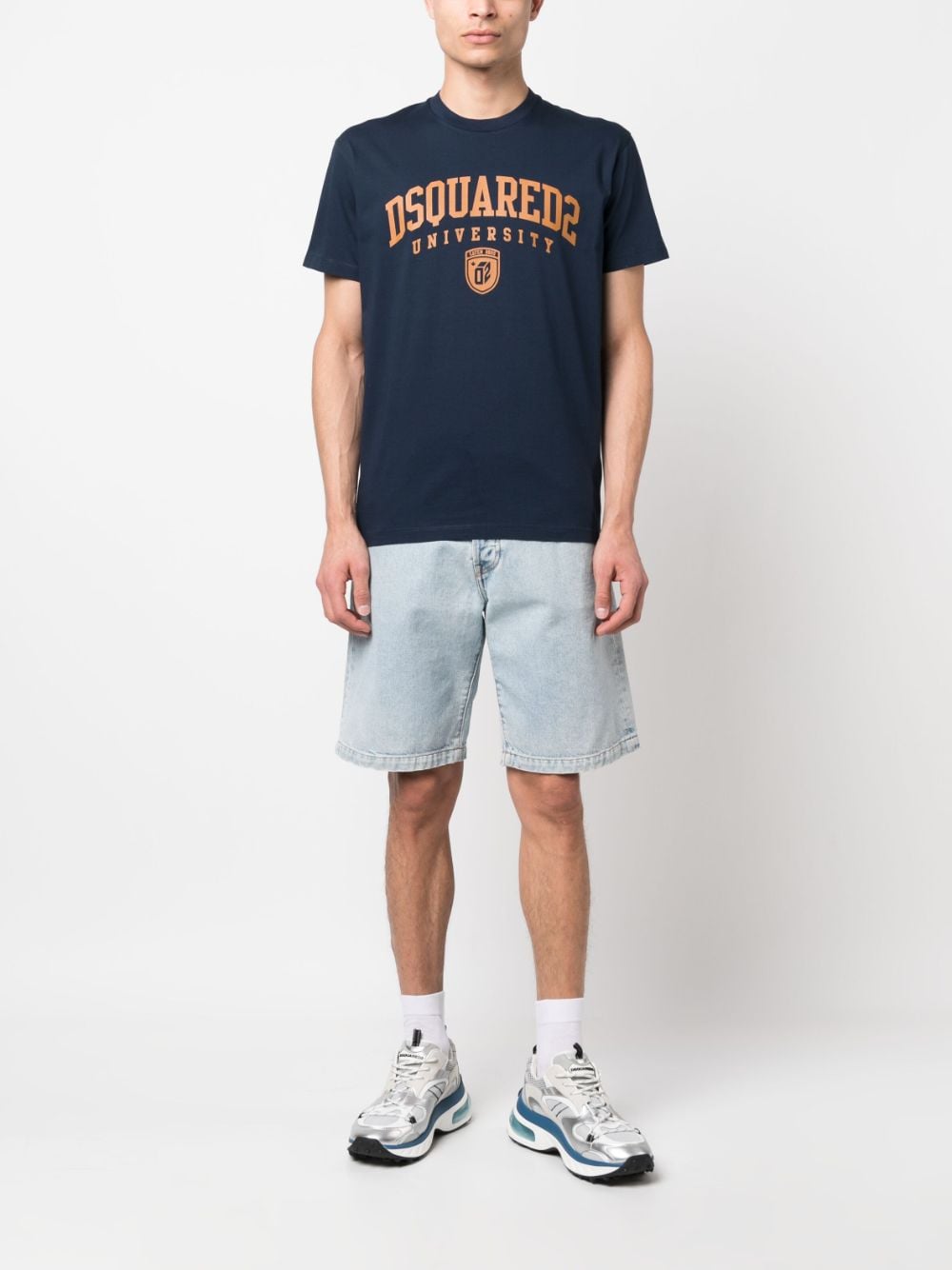 DSQUARED2 Logo Cotton T-Shirt - FW23 Collection