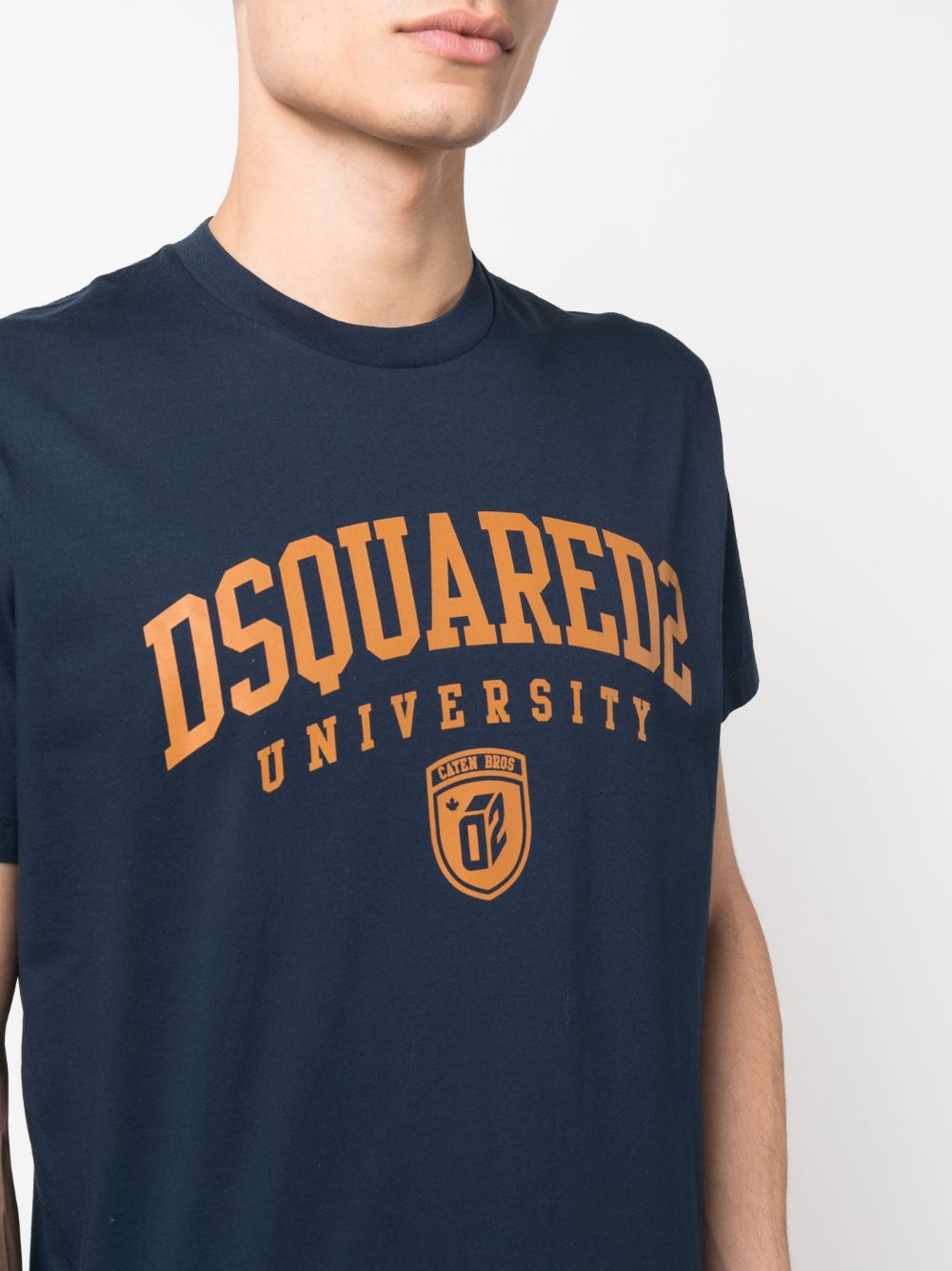 DSQUARED2 Logo Cotton T-Shirt - FW23 Collection