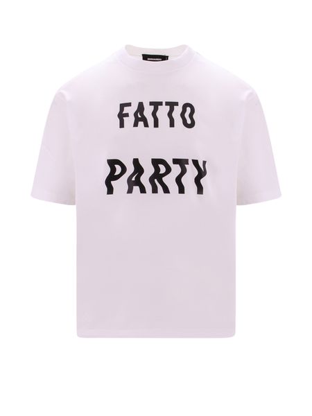 DSQUARED2 Text Printed Crewneck T-Shirt