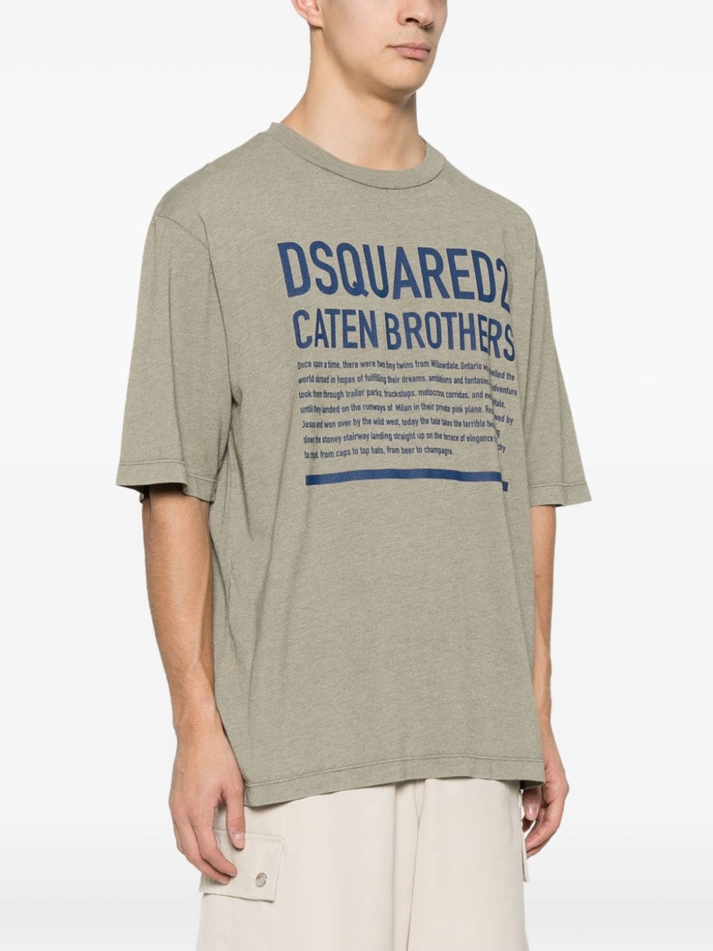 DSQUARED2 Loose Fit Tee for Men - Spring/Summer 2024