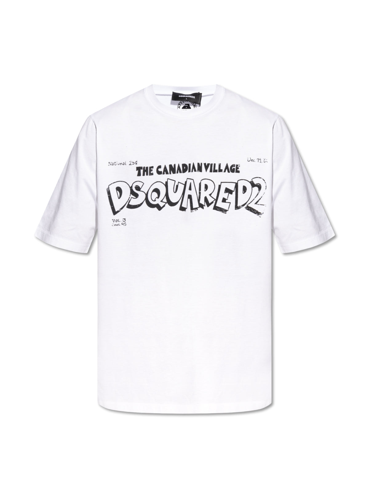 DSQUARED2 Skater Fit Canadian Village Logo T-Shirt