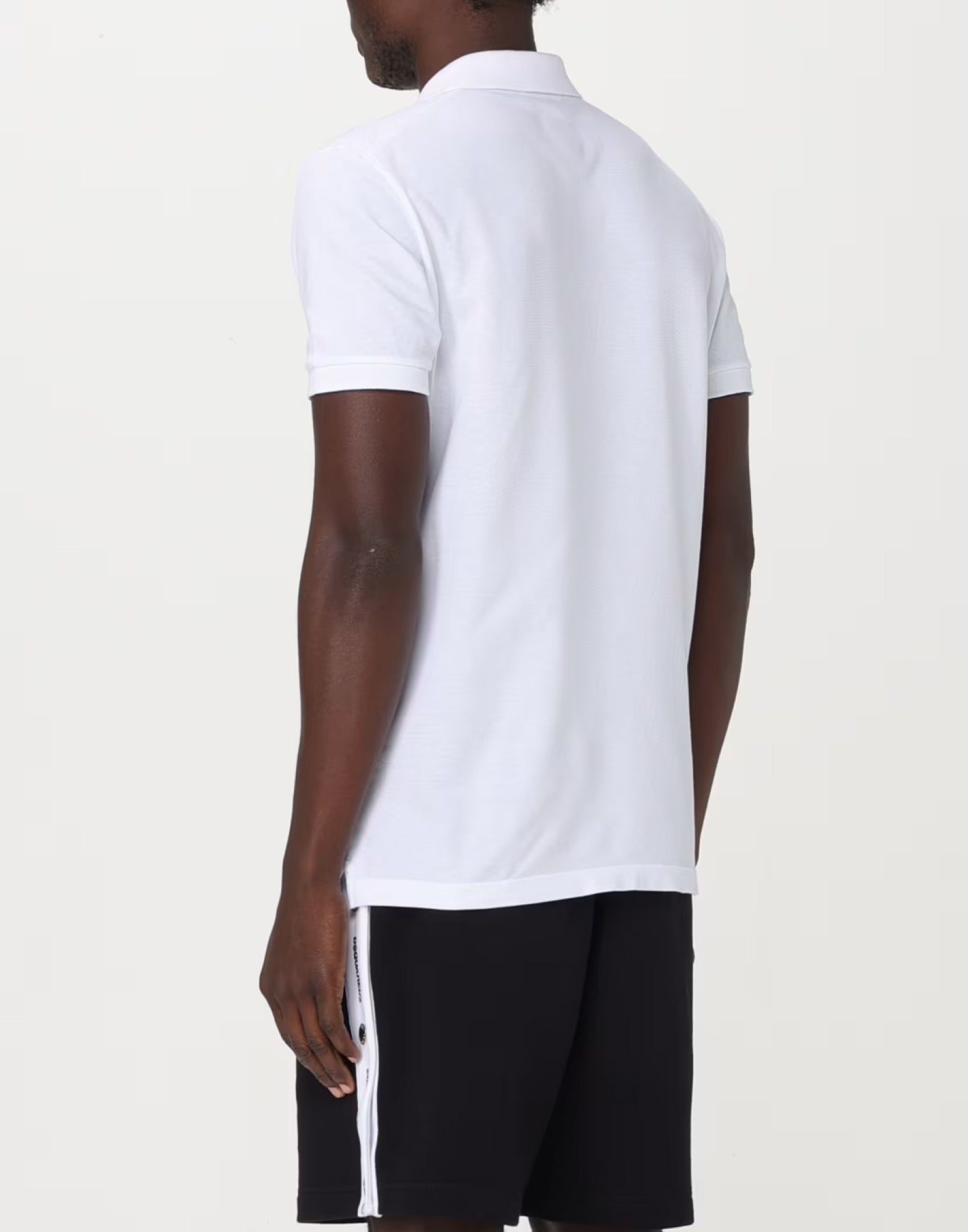 DSQUARED2 Men's Tennis Fit D2 Logo Polo Shirt