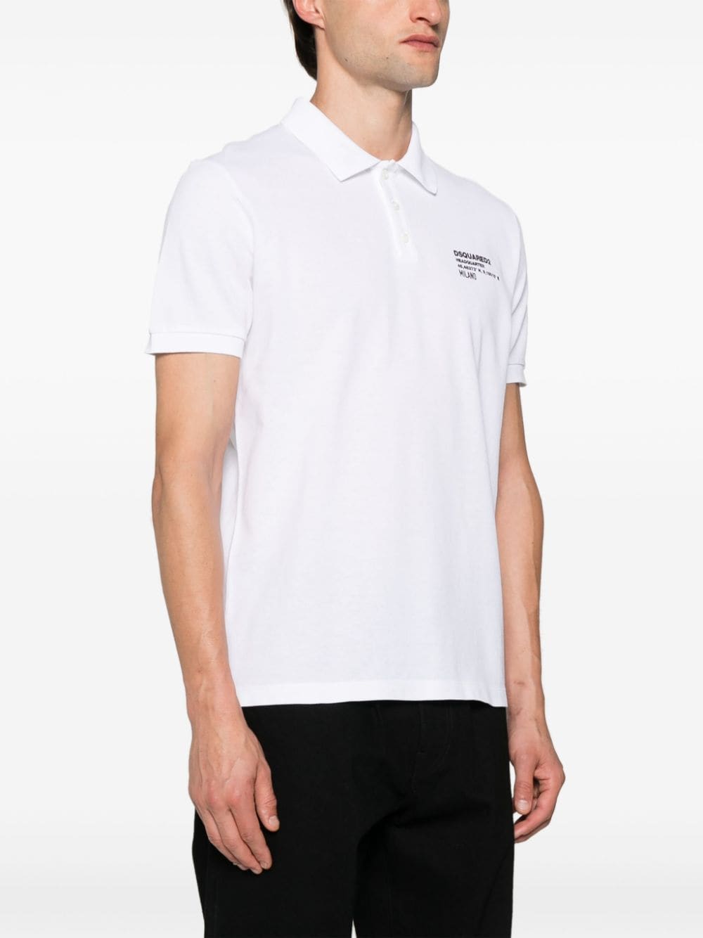 DSQUARED2 Logo Cotton Polo Shirt