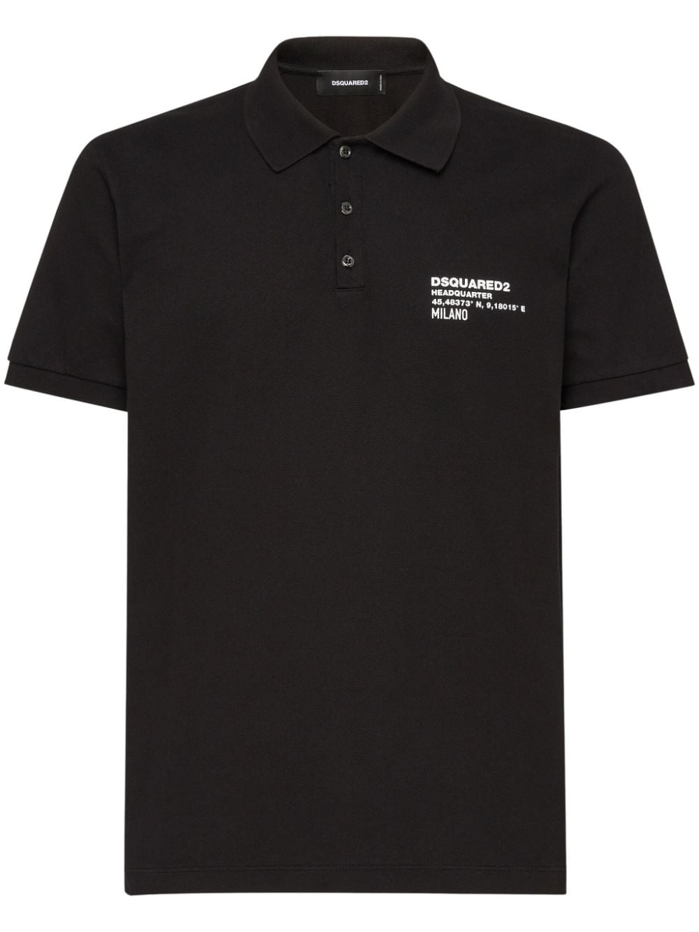 DSQUARED2 Classic Logo Cotton Polo Shirt
