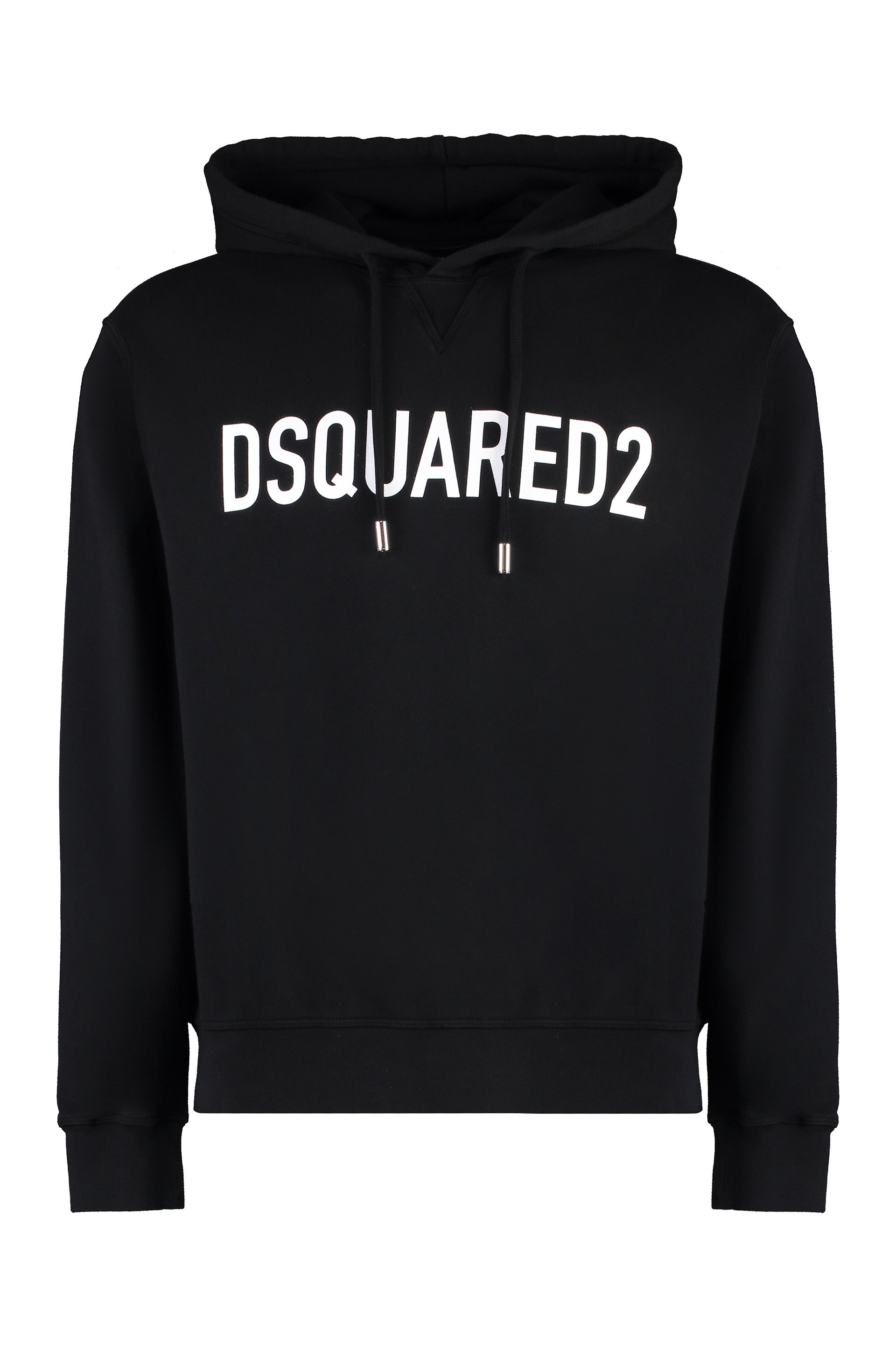 DSQUARED2 Logo Print Hoodie - Men's Stylish Fit