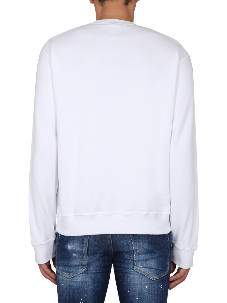 DSQUARED2 Logo Print Regular Sweatshirt