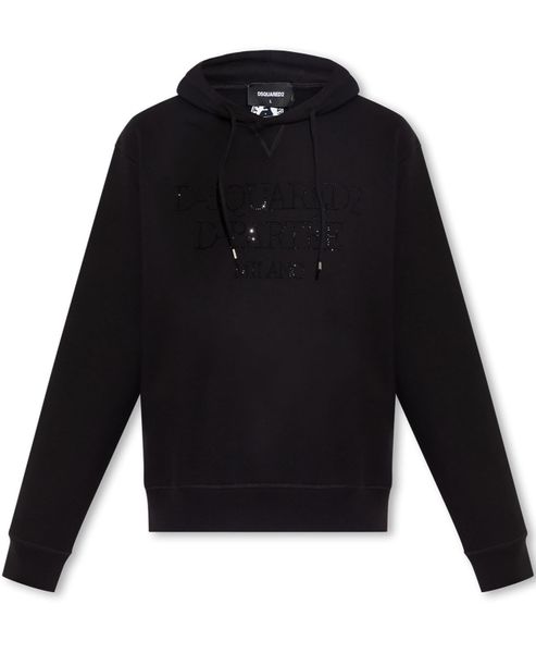 DSQUARED2 Cotton Drawstring Hoodie for Men - FW23 Collection