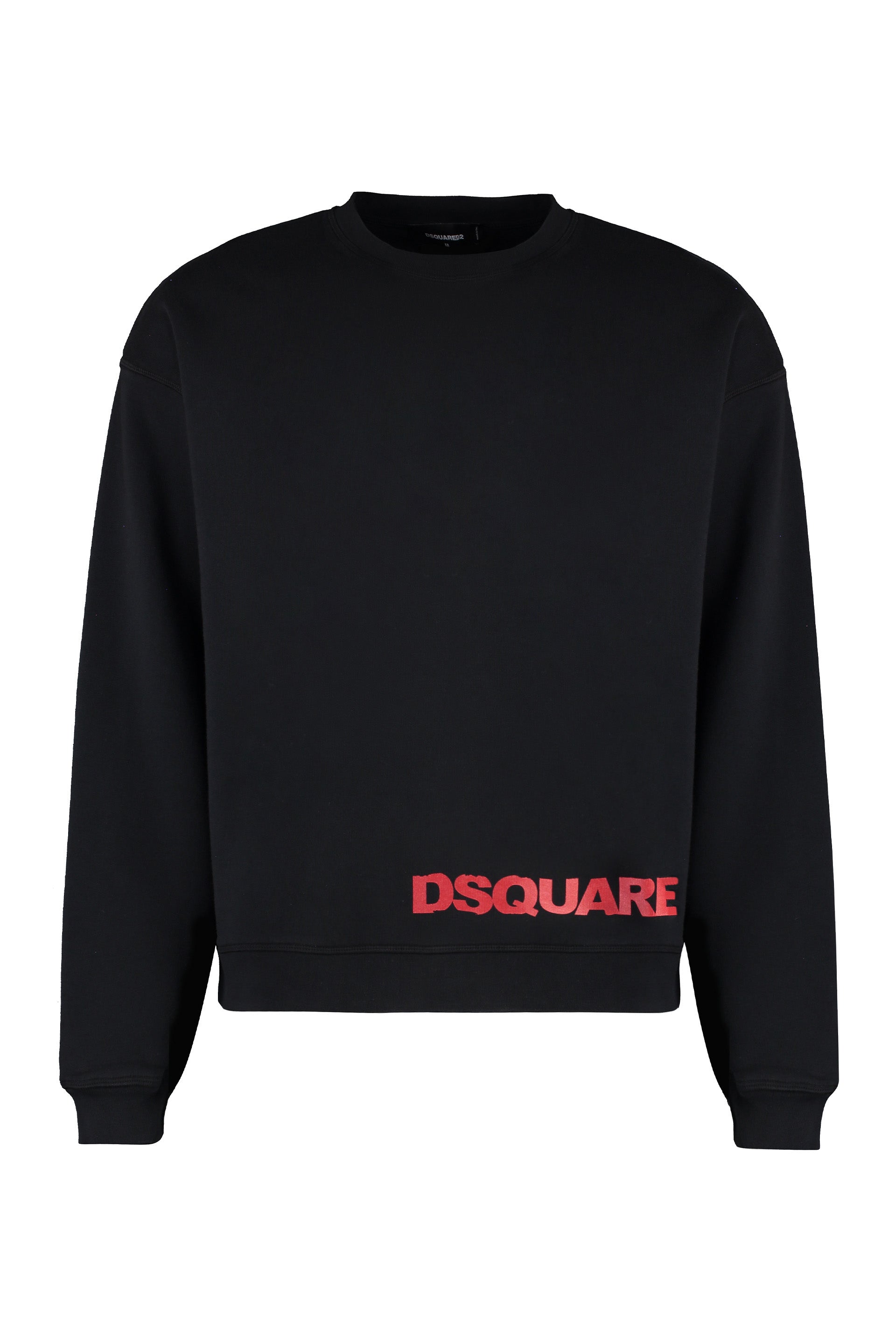 DSQUARED2 Logo Detail Cotton Sweatshirt for Men - FW24