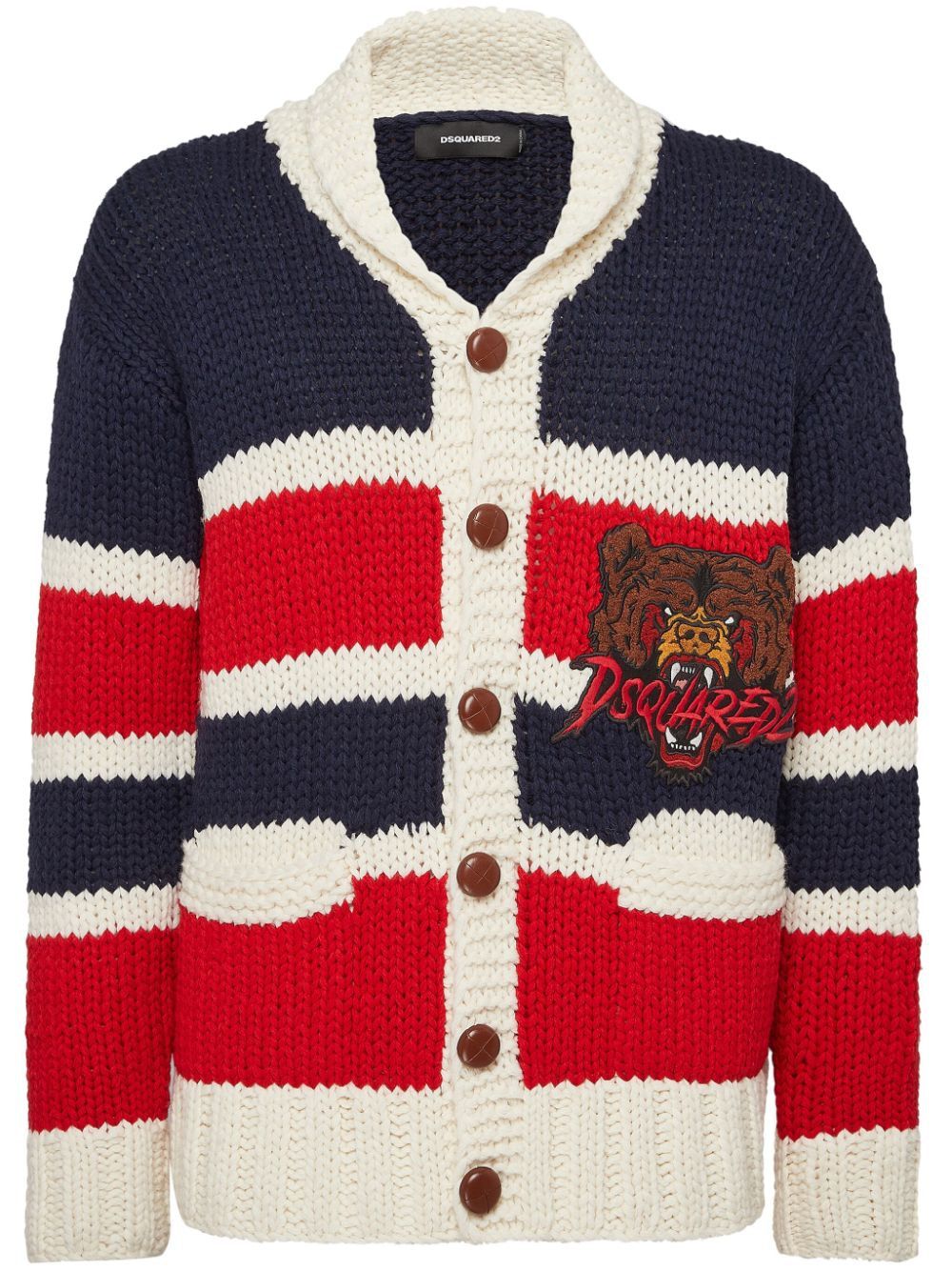 DSQUARED2 Striped Crewneck Sweater