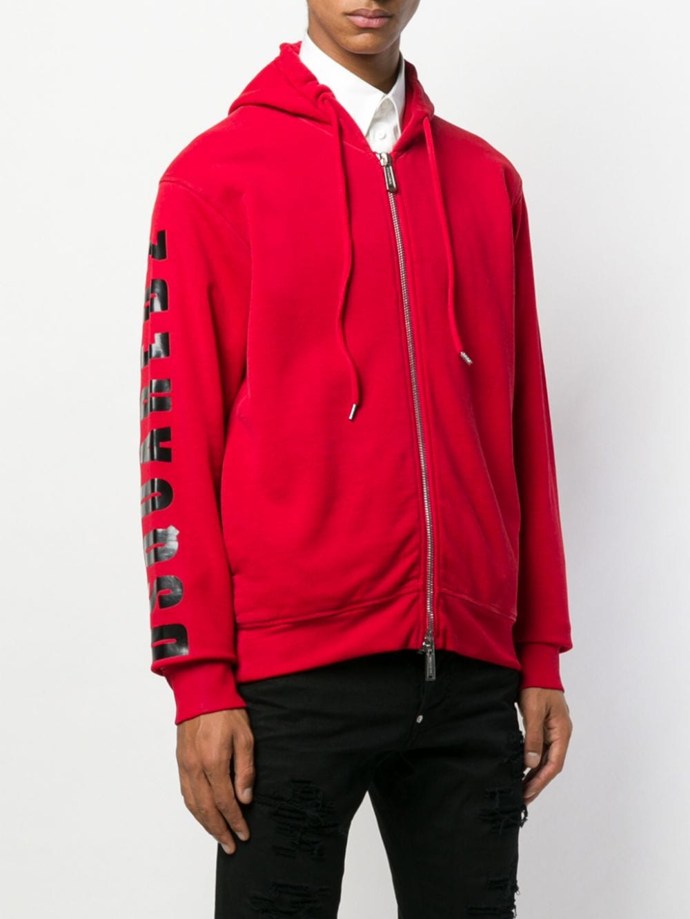 DSQUARED2 Logo Zip Sweatshirt for Men