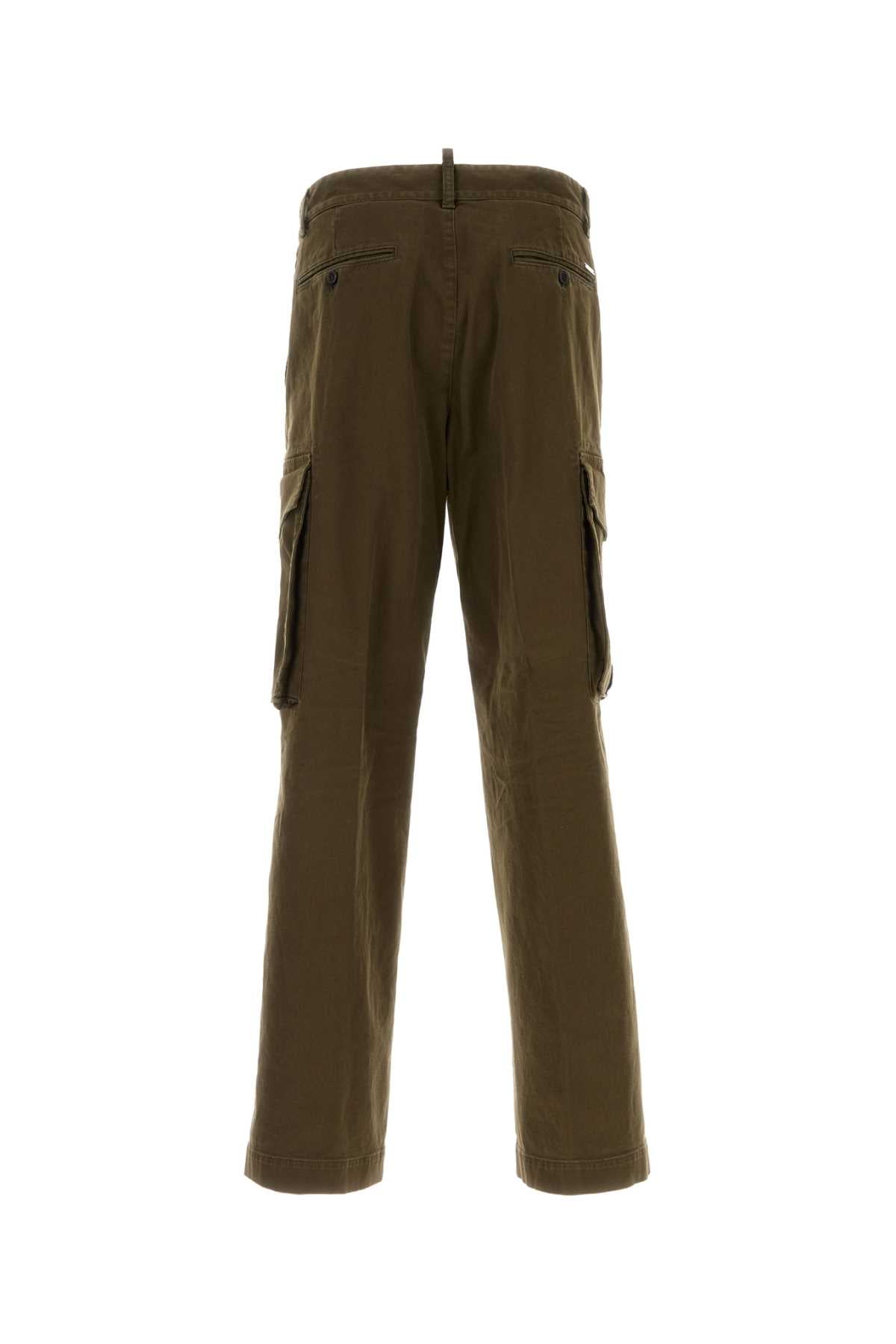 DSQUARED2 Men's Stretch Cotton Loose Cargo Pants