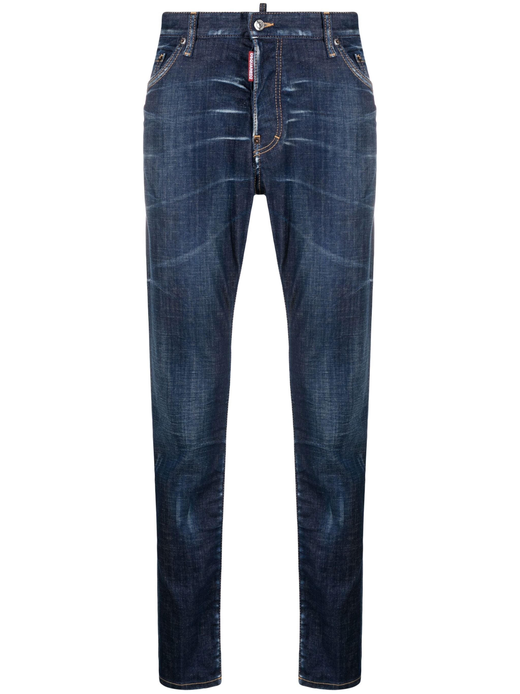DSQUARED2 Slim Washed Jeans for Men