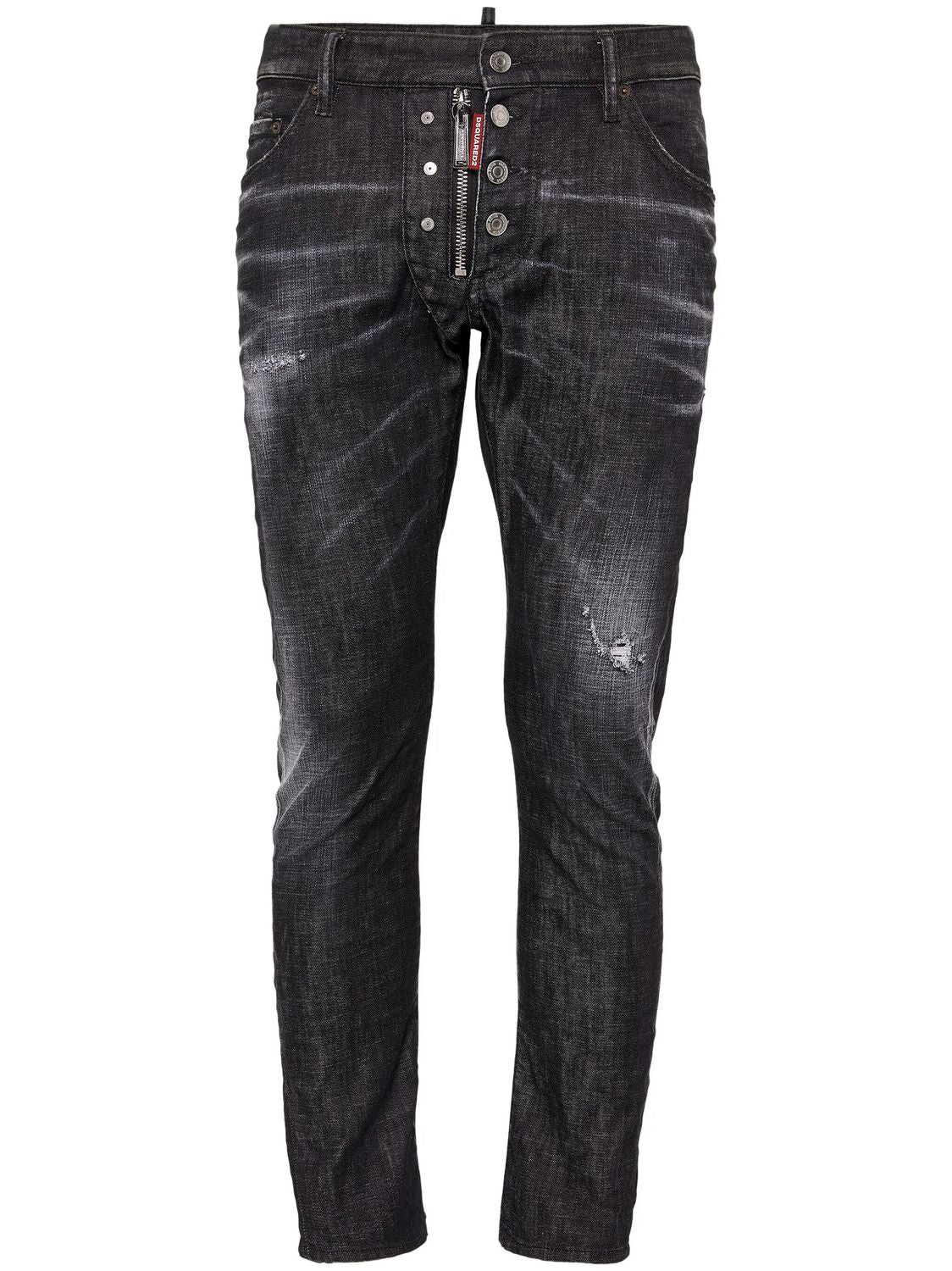 DSQUARED2 Distressed-Effekt Slim-Fit Jeans