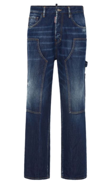 DSQUARED2 Comfortable 100% Cotton Straight Leg Trousers for Men
