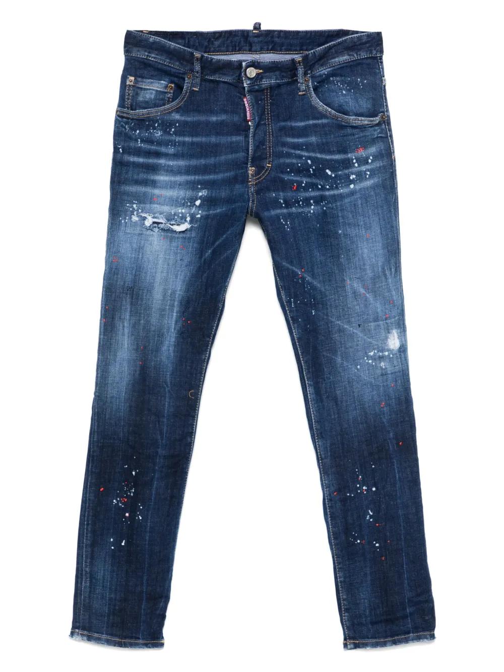 DSQUARED2 Men's Stretch Denim Skater Jeans