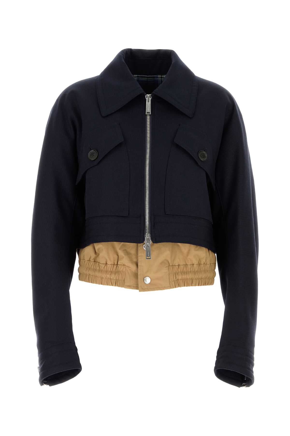 DSQUARED2 Wool Hybrid Kaban Jacket for Women