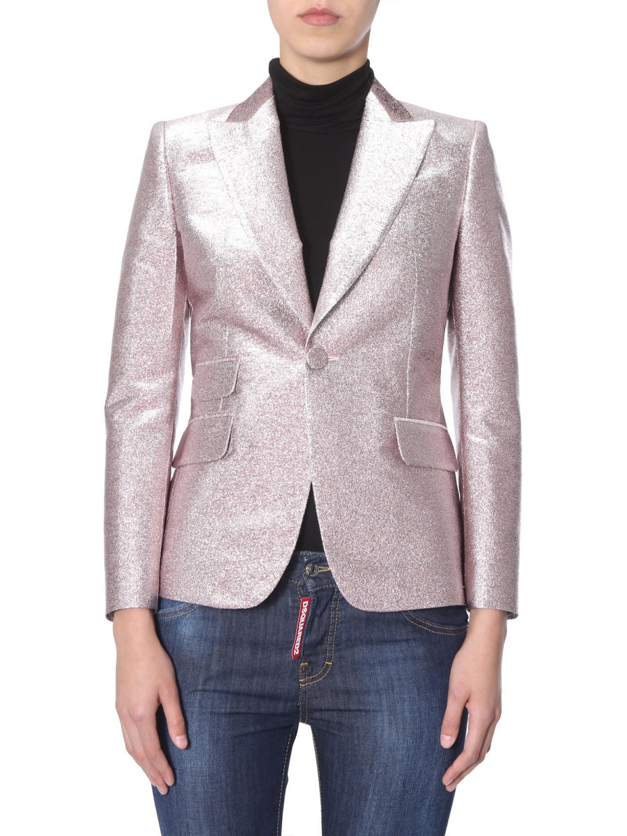 DSQUARED2 Chic Women's Smoking Jacket with Padded Shoulders