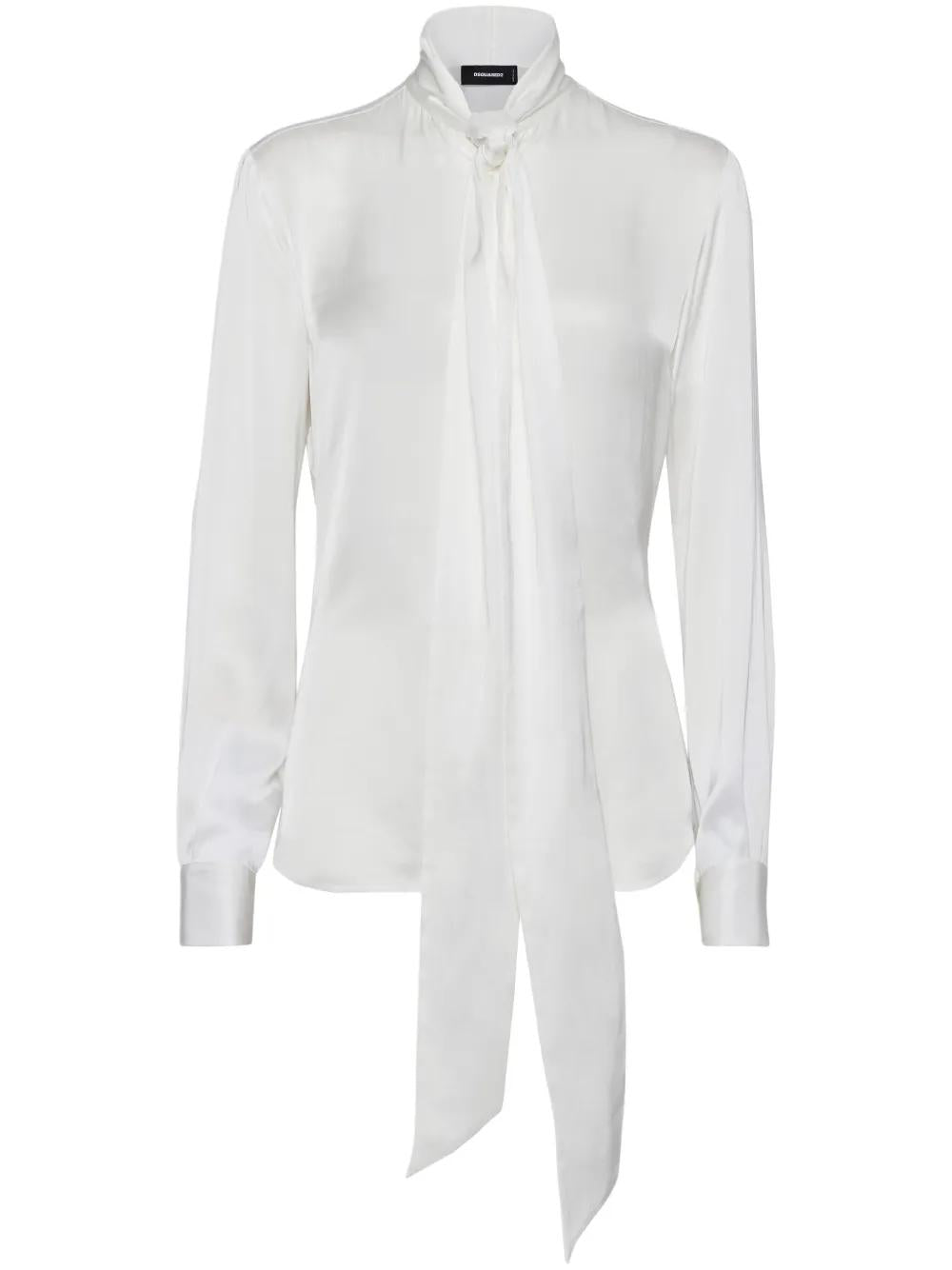 DSQUARED2 Bow Detail Shirt for Women - FW25