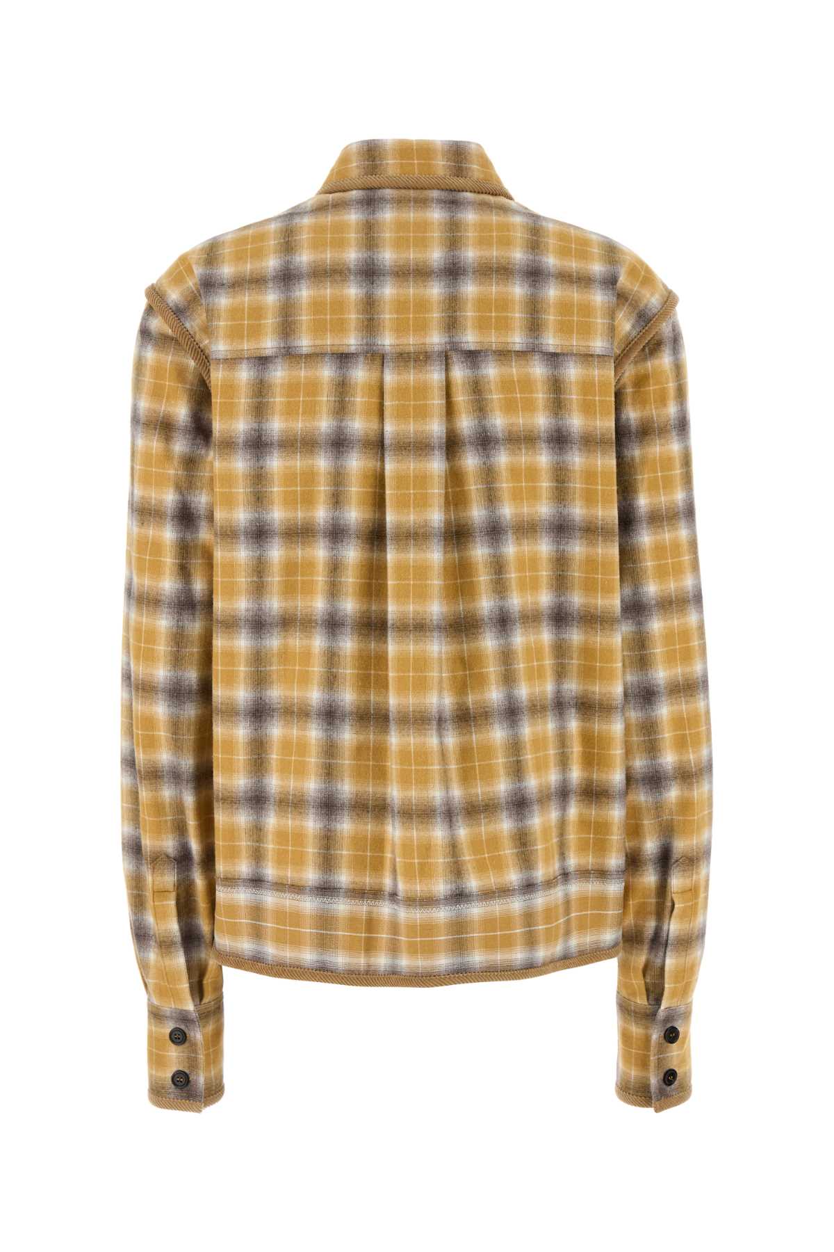 DSQUARED2 Embroidered Checked Flannel Shirt for Women