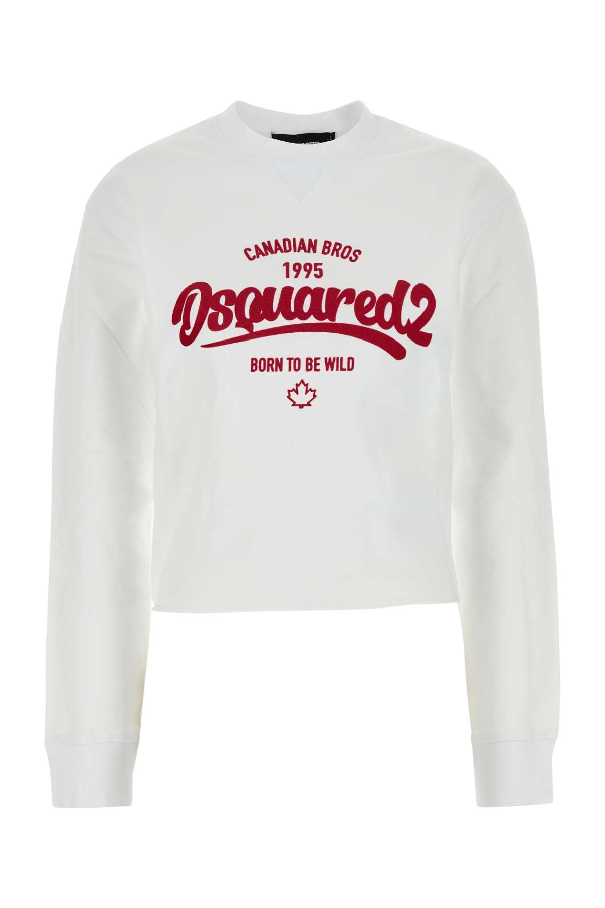 DSQUARED2 Raw Hem Crewneck Sweatshirt for Women