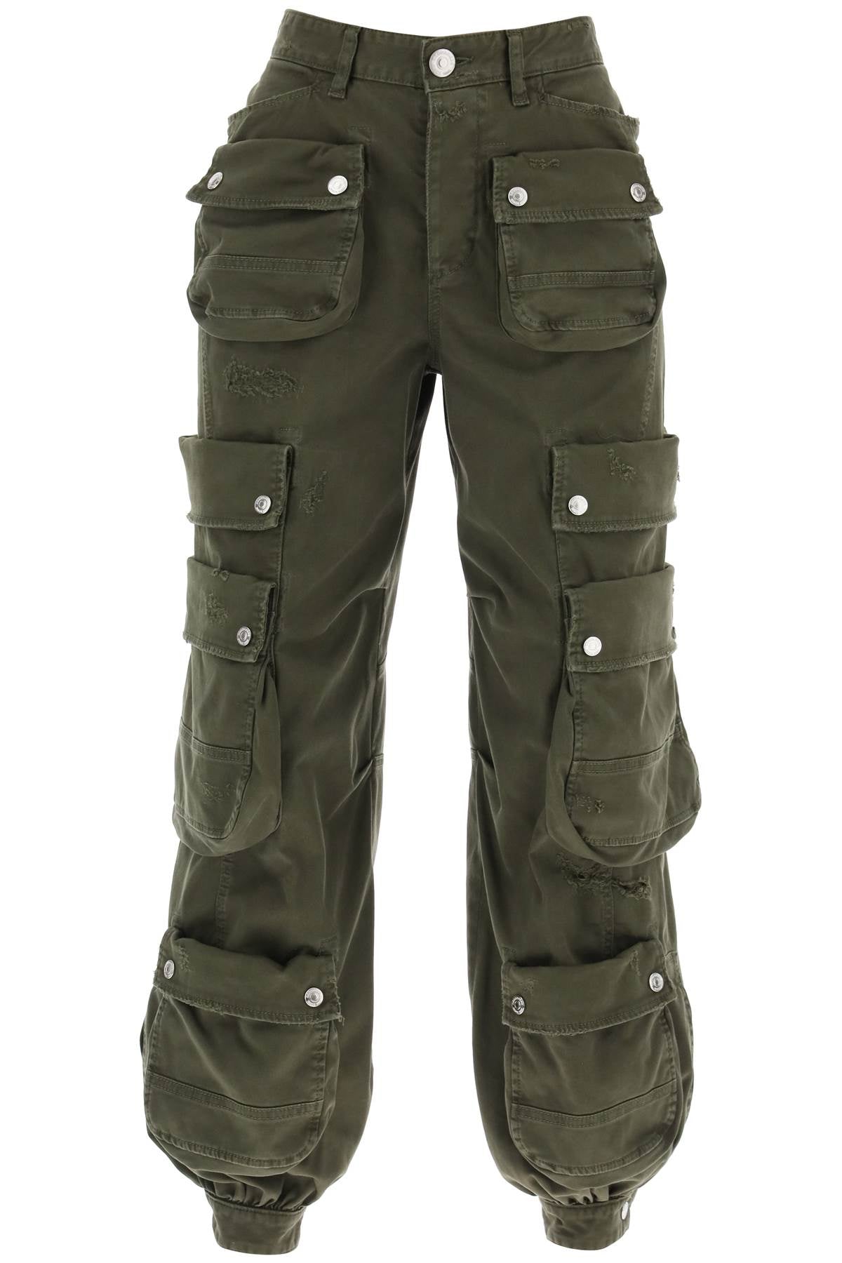 DSQUARED2 Stretch Cotton Cargo Pants for Women - SS24 Collection