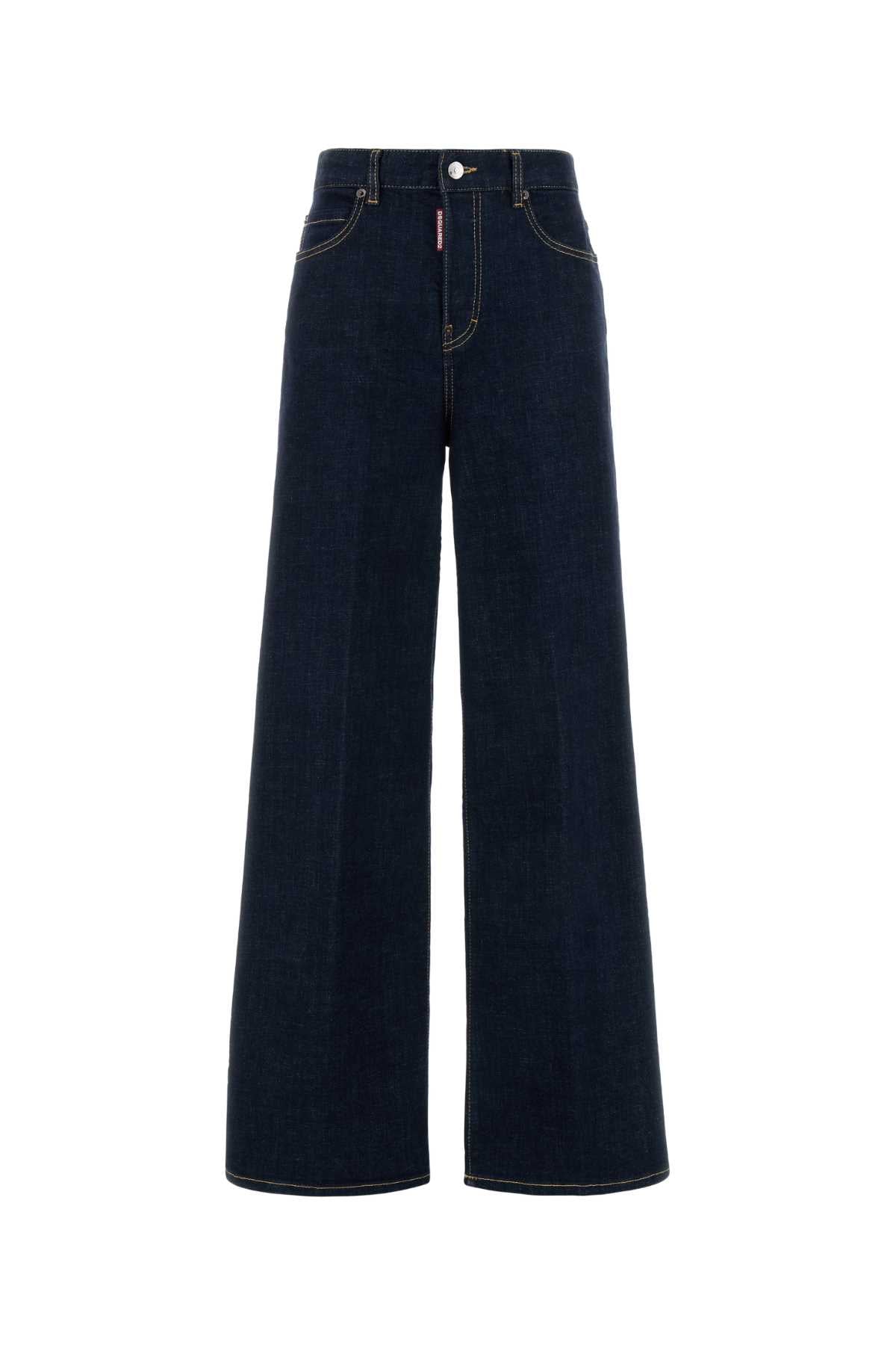DSQUARED2 Wide-Leg Stretch Denim Travel Jeans for Women