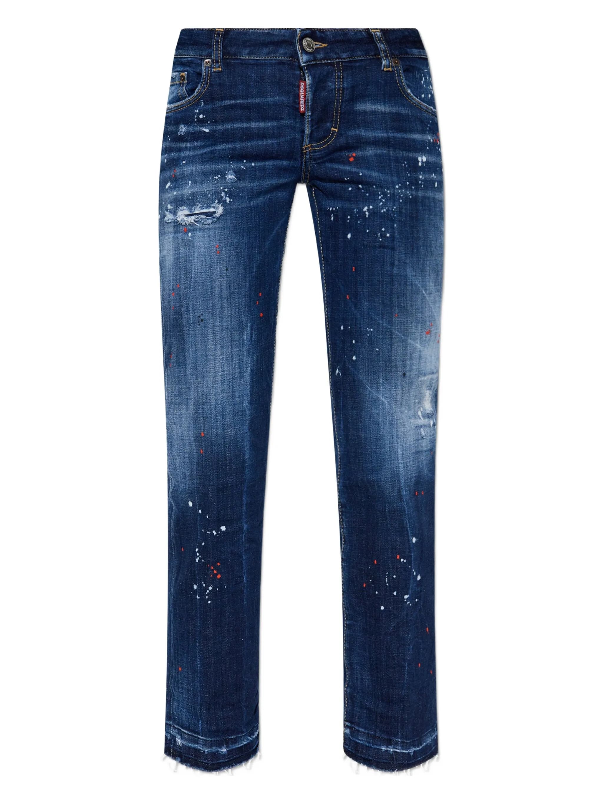DSQUARED2 Medium Easy Red Spots Wash Jenna Jeans