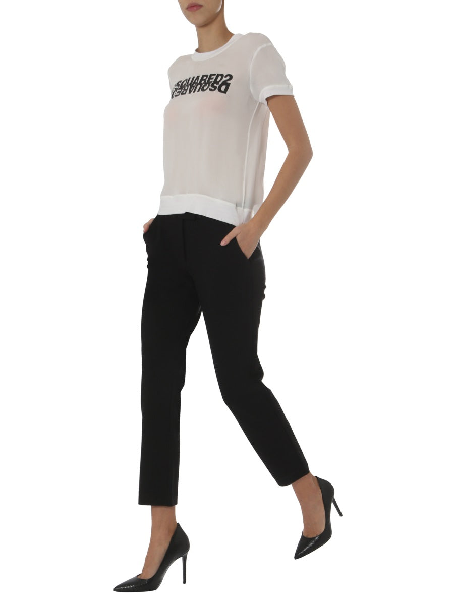 DSQUARED2 Round Neck Women's Mini Tee