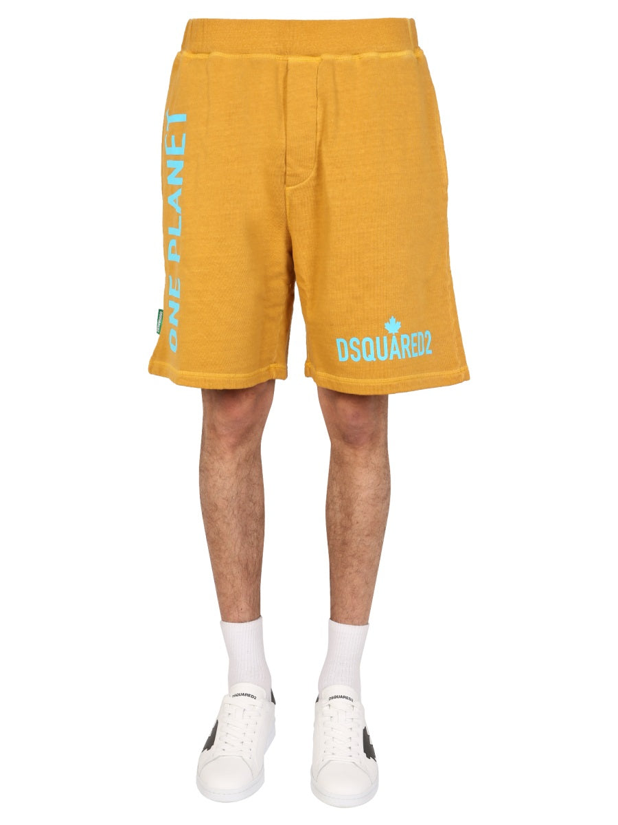 DSQUARED2 One Life One Planet Mini Bermuda Shorts