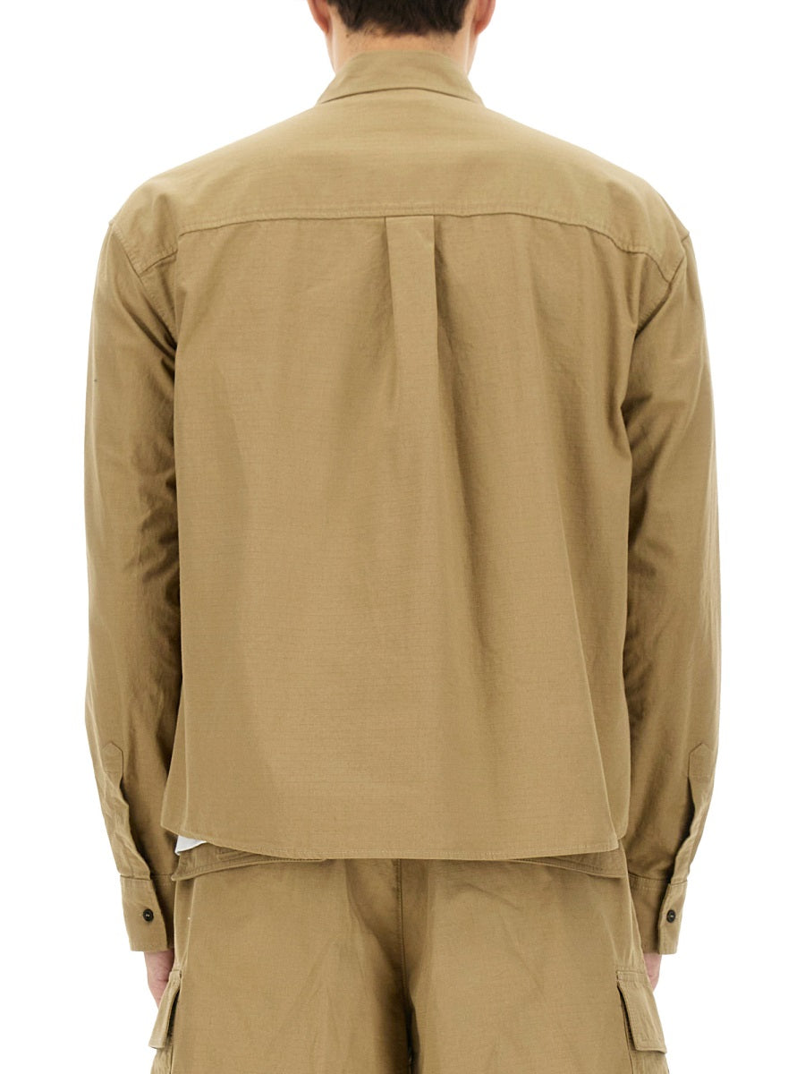 DSQUARED2 Cropped Ripstop Shirt for Men - Size 48