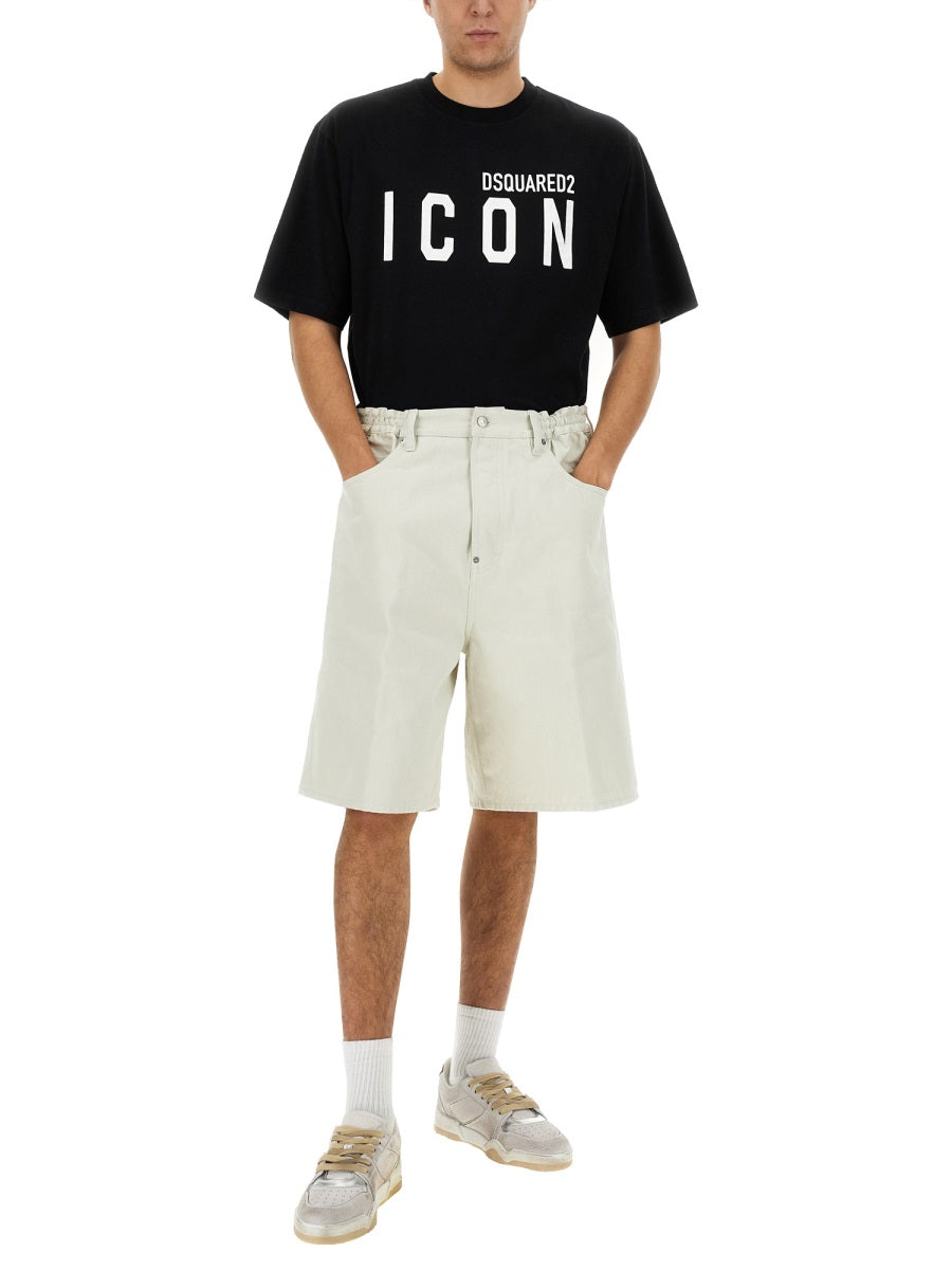 DSQUARED2 Classic Denim Bermuda Shorts - Size M