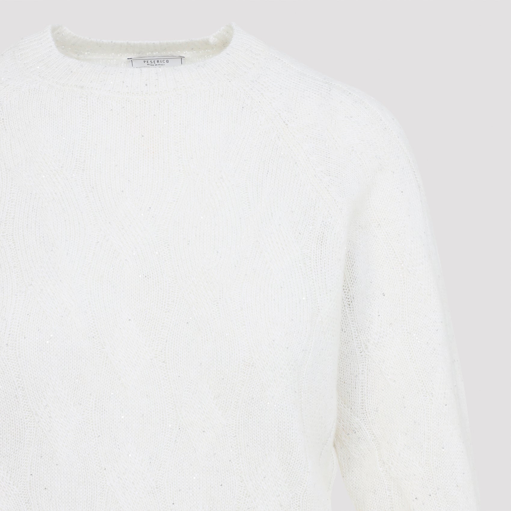 PESERICO Alpaca Braid Sweater for Women