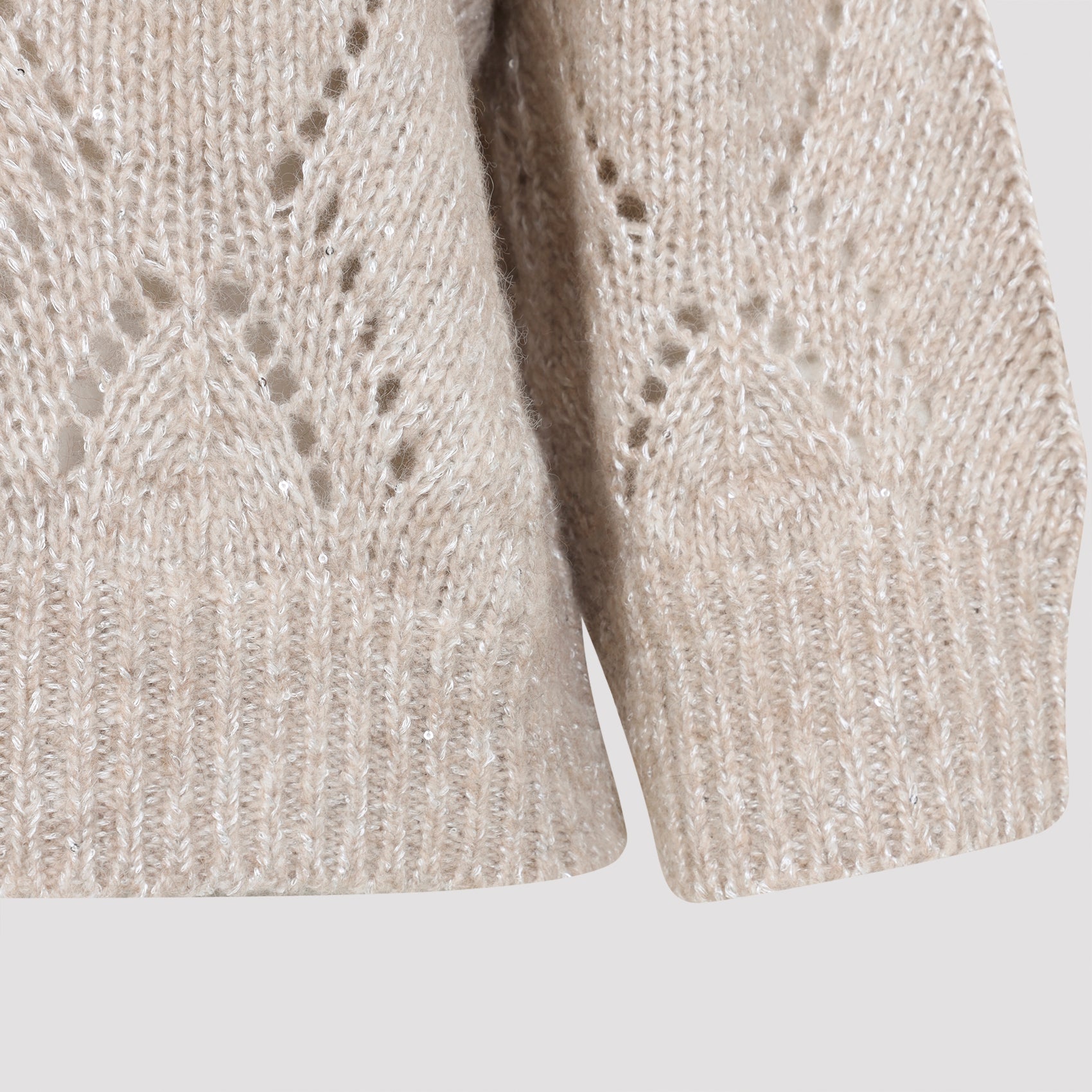 PESERICO Turtleneck Tricot Sweater for Women