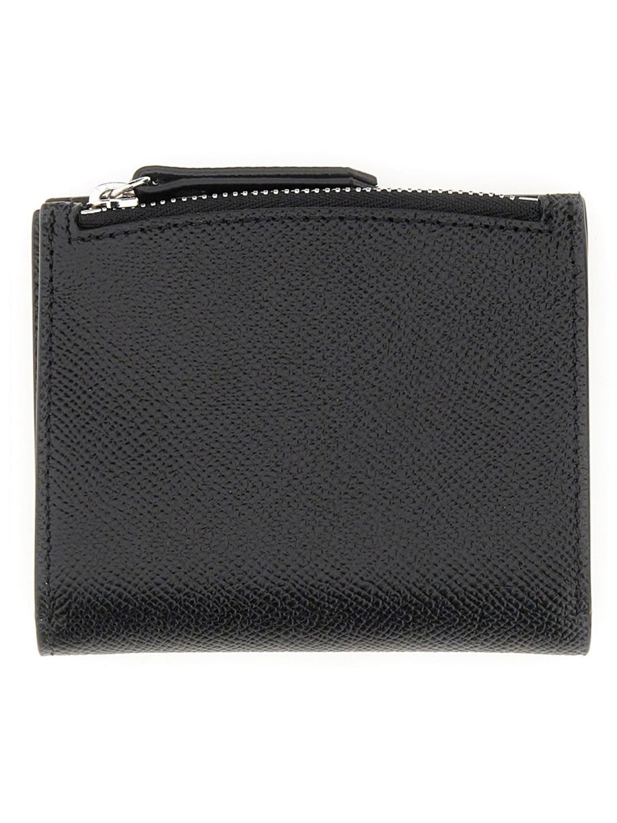 MAISON MARGIELA Mini Leather Wallet with Logo