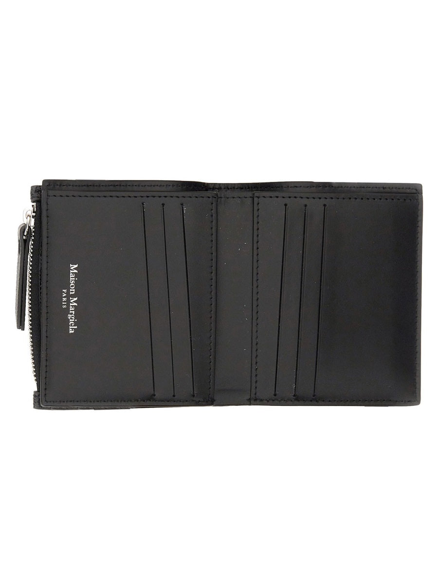 MAISON MARGIELA Mini Leather Wallet with Logo