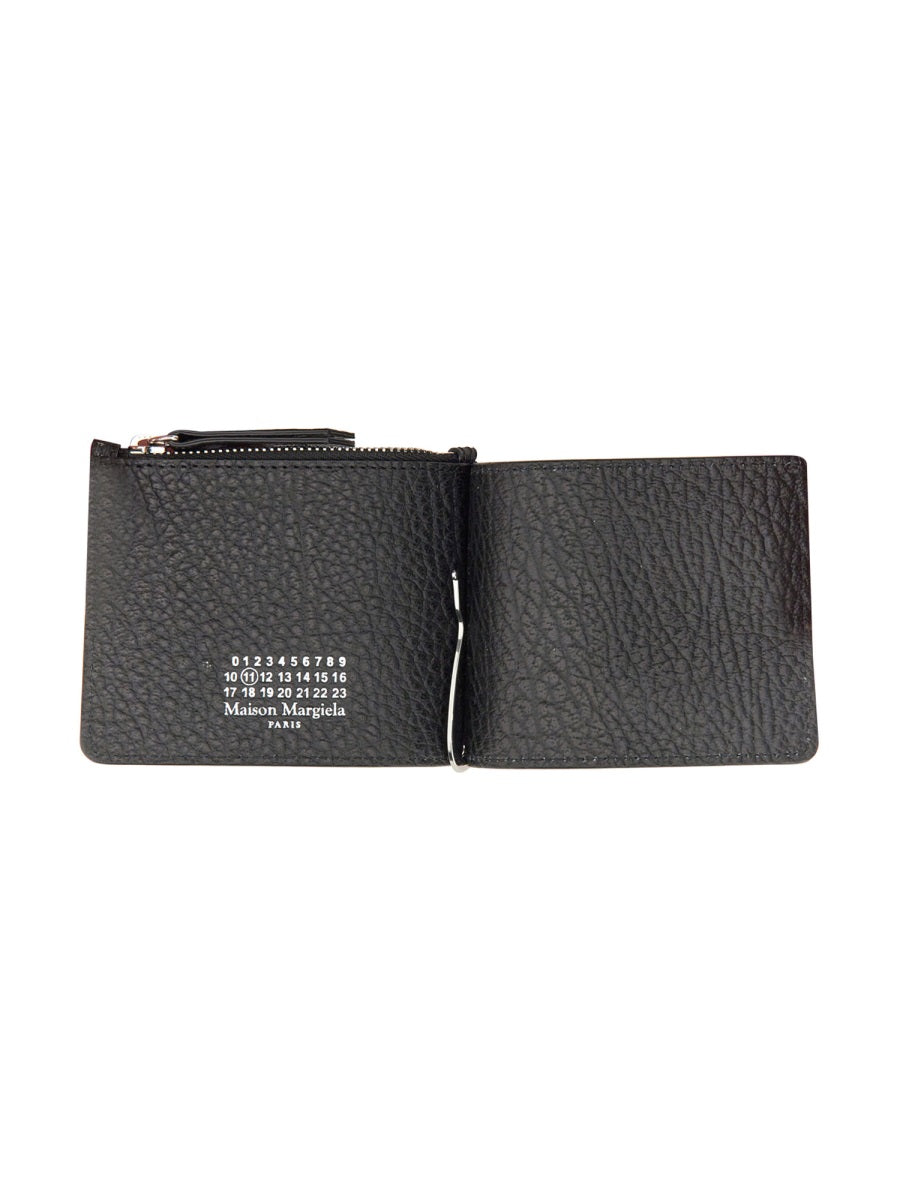 MAISON MARGIELA Mini Bi-Fold Wallet with Distinctive Seams - FW25