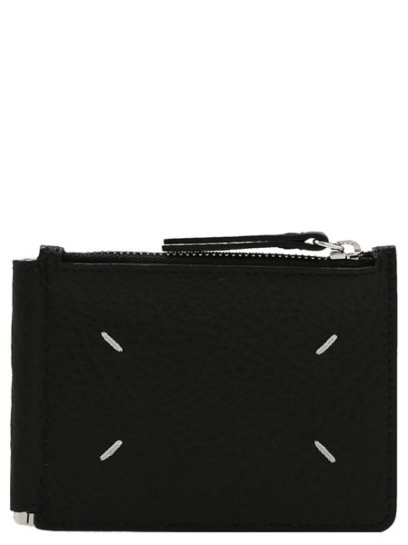MAISON MARGIELA Mini Bi-Fold Wallet with Distinctive Seams - FW25
