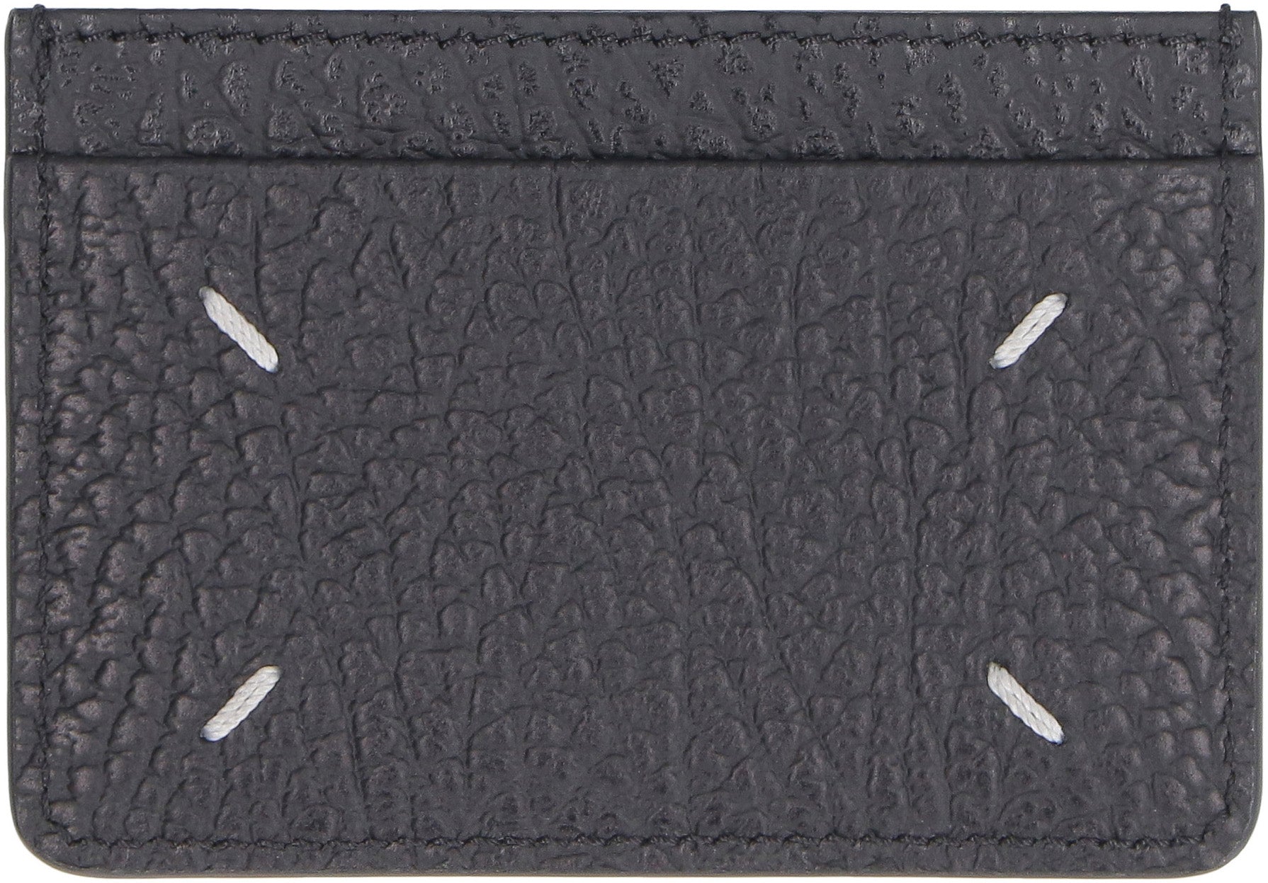 MAISON MARGIELA Mini Leather Card Holder with Four Stitches