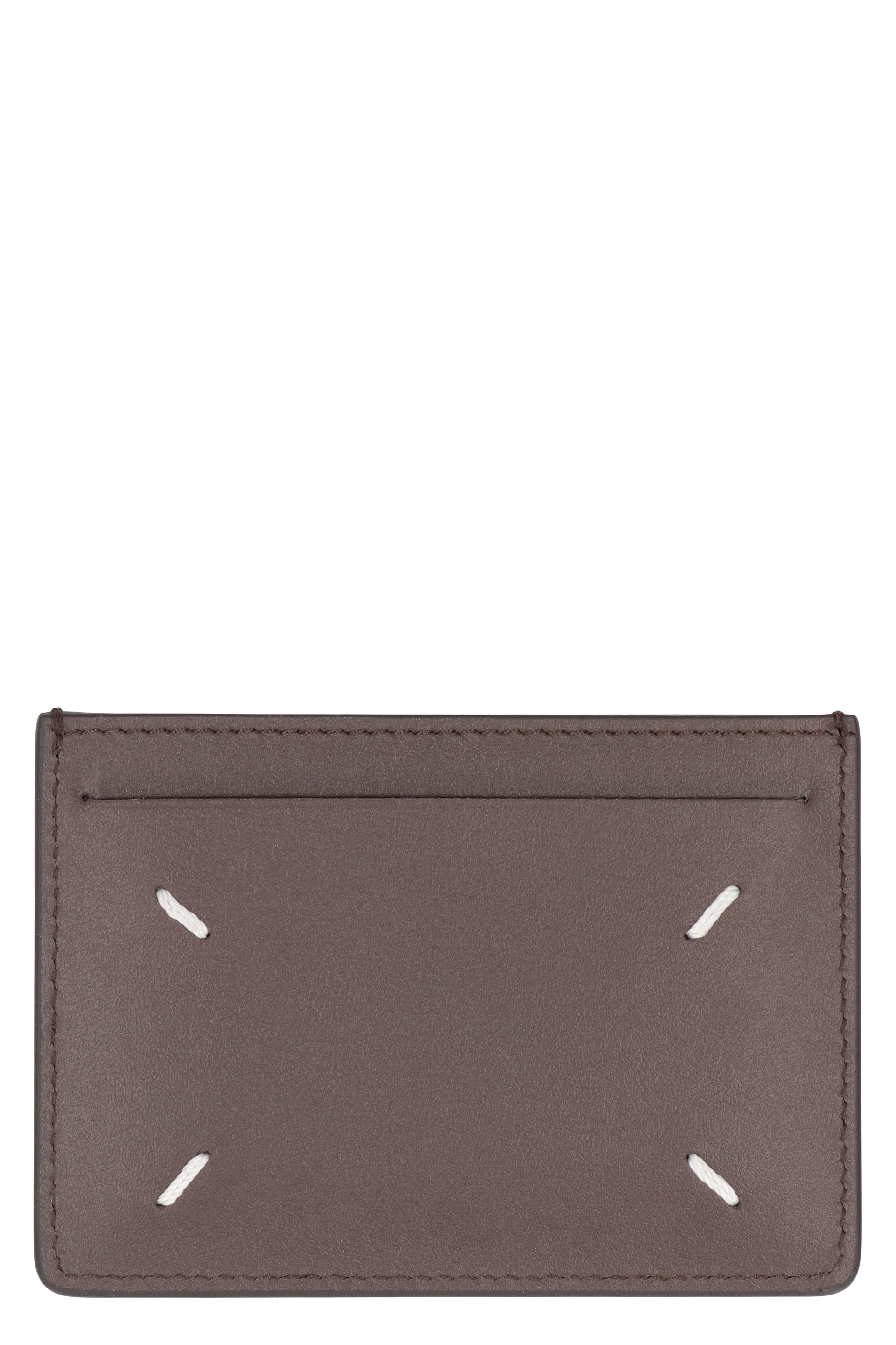 MAISON MARGIELA Mini Card Holder with Four Stitch Details
