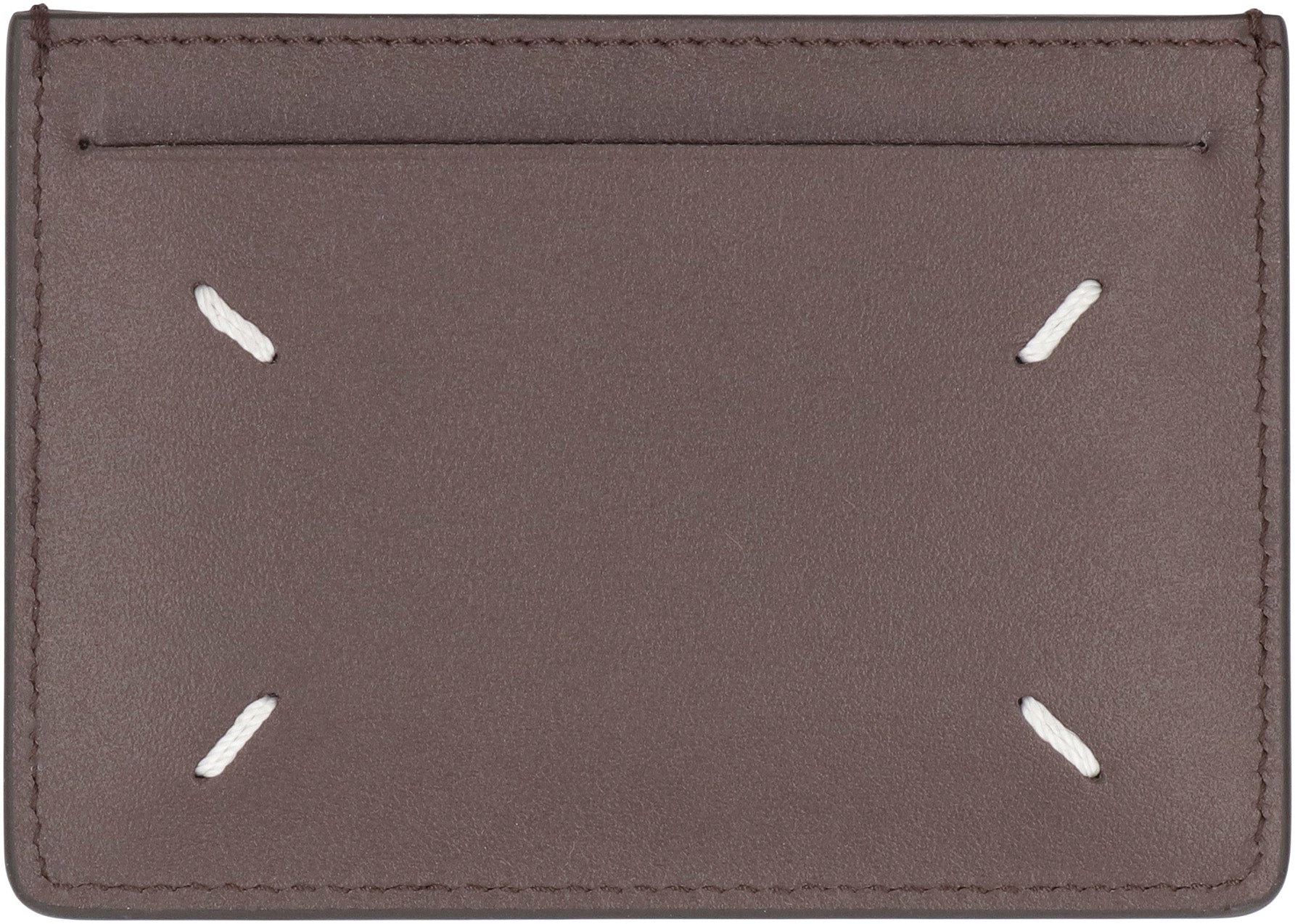 MAISON MARGIELA Mini Card Holder with Four Stitch Details