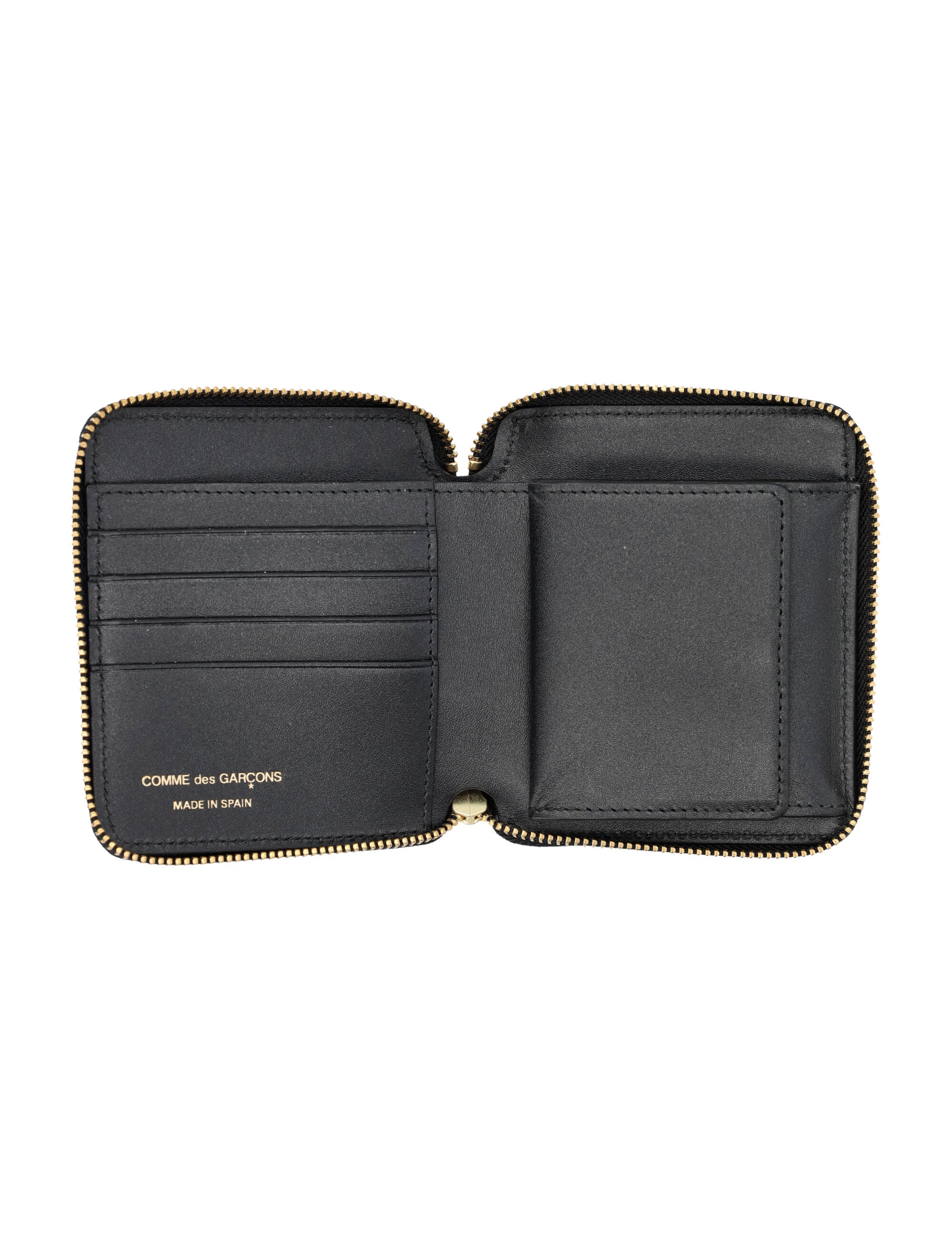 COMME DES GARÇONS WALLET Mini Zip-Around Vertical Wallet