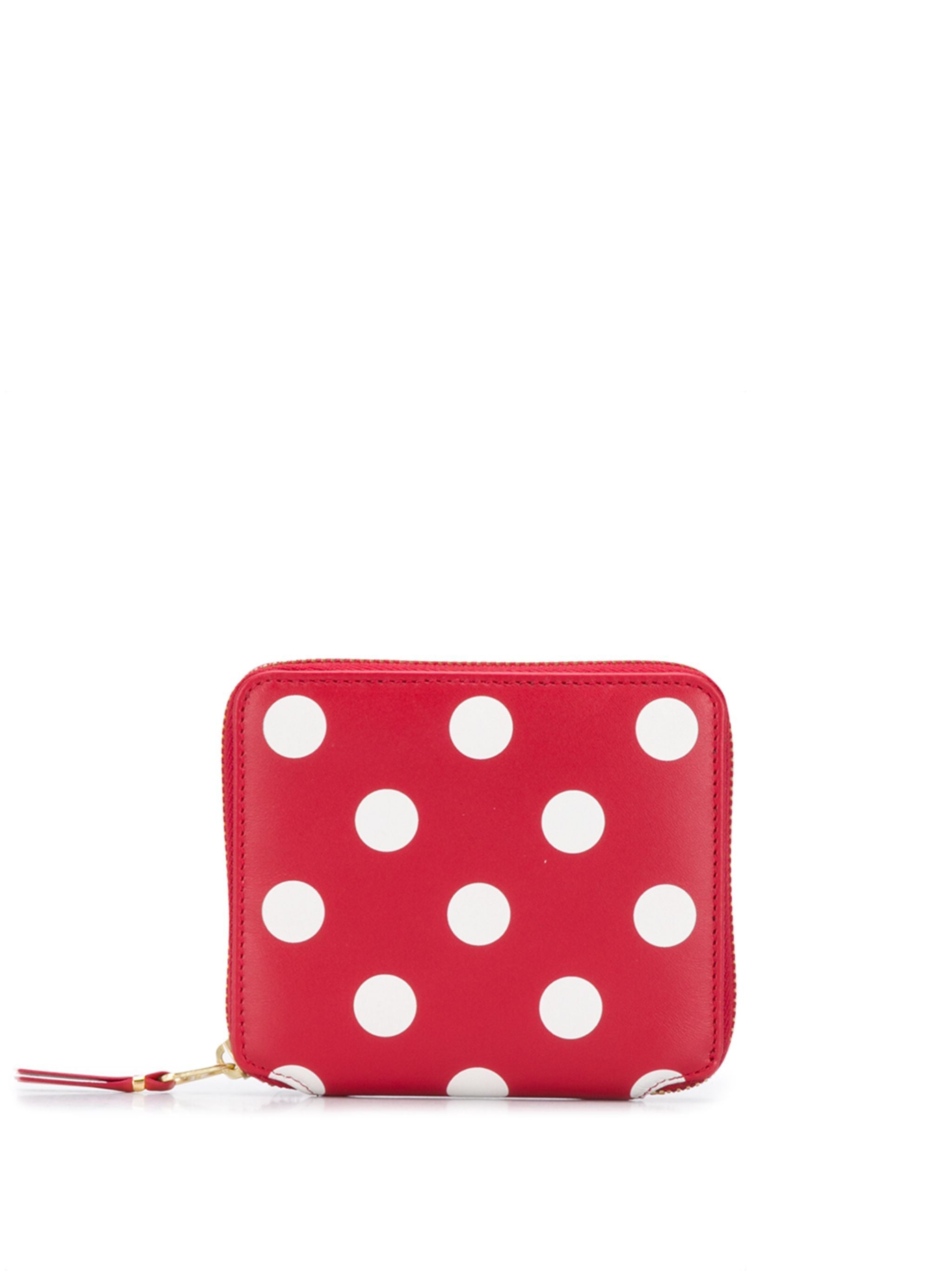 COMME DES GARÇONS WALLET Mini Printed Leather Line Wallet