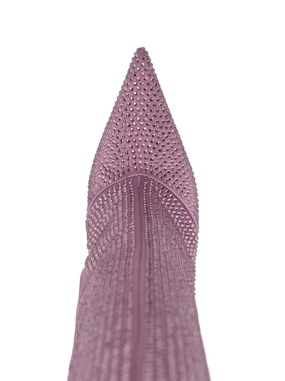 LIU JO High Boot with Rhinestones - 10 cm Heel