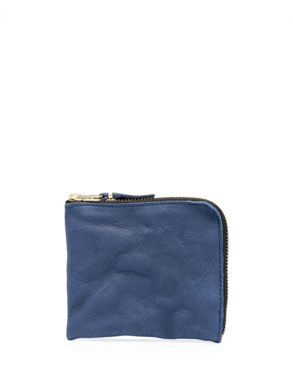 COMME DES GARÇONS WALLET Zip Around Mini Leather Wallet