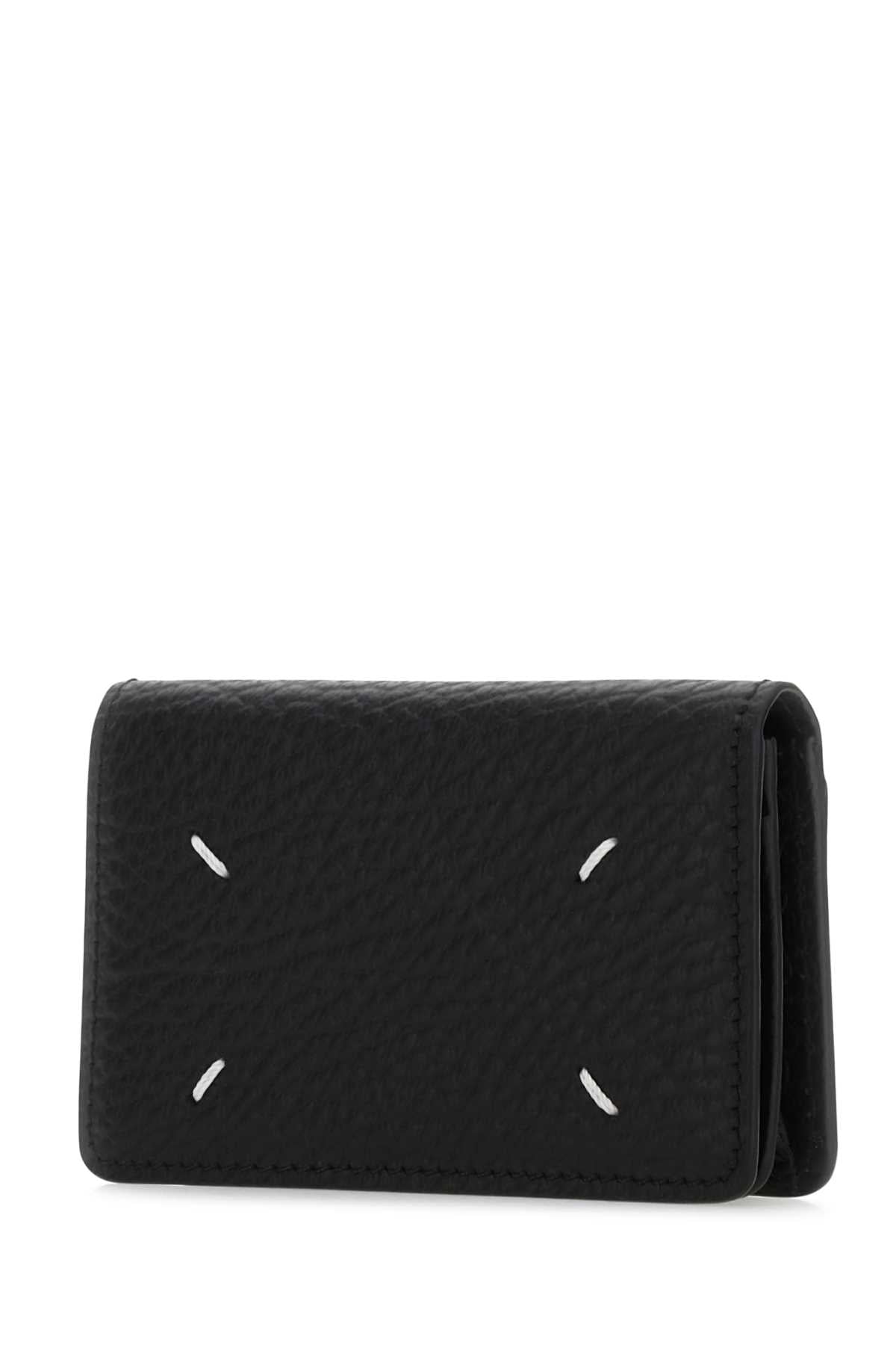 MAISON MARGIELA Mini Grained Leather Purse with Four Stitch Detail
