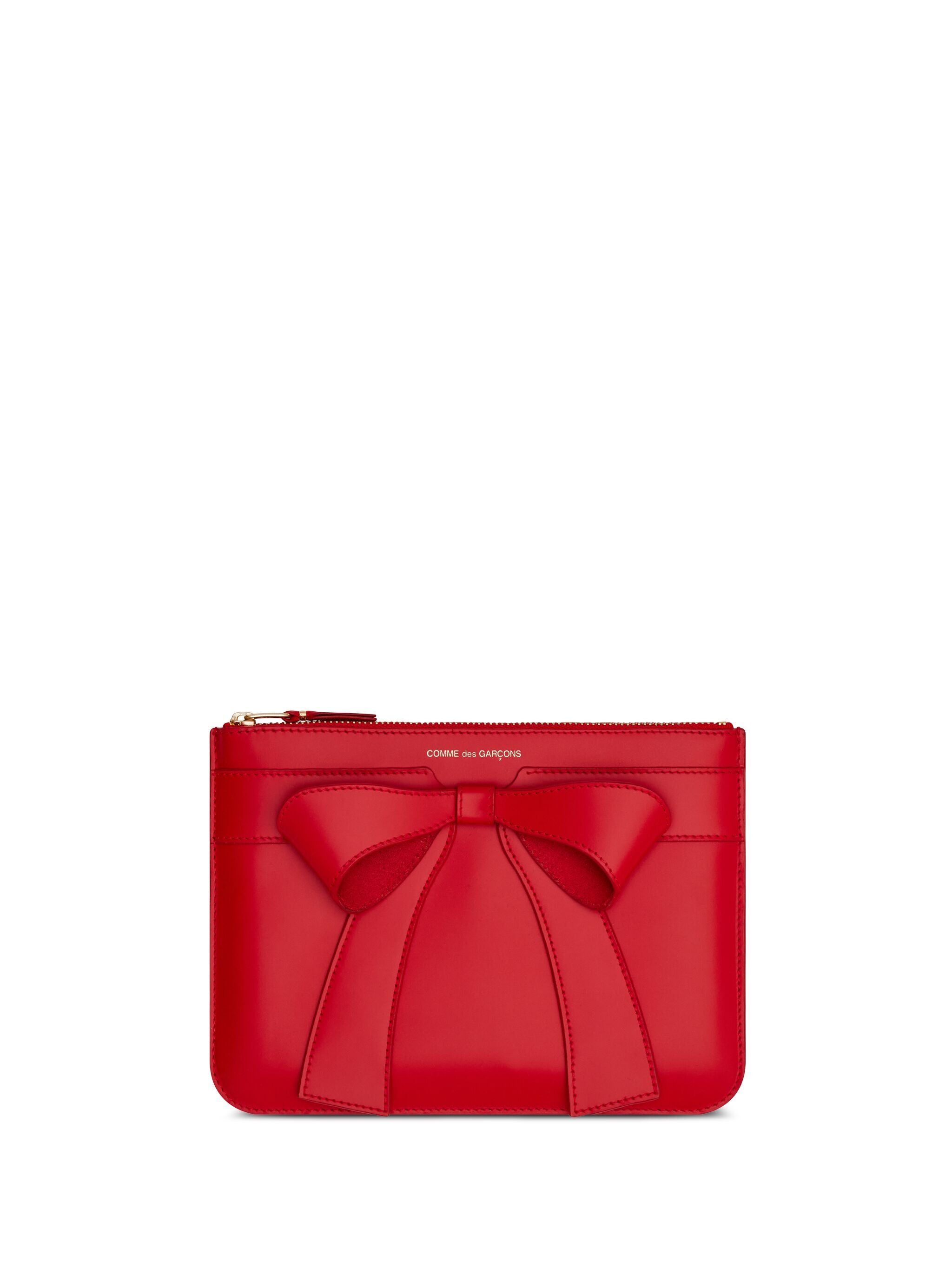 COMME DES GARÇONS WALLET Mini Bow Pouch Handbag